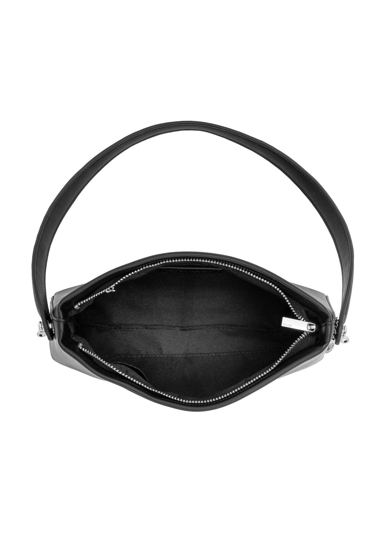 Minimalist black women's bag TOREC-0964-99(Z24)-05