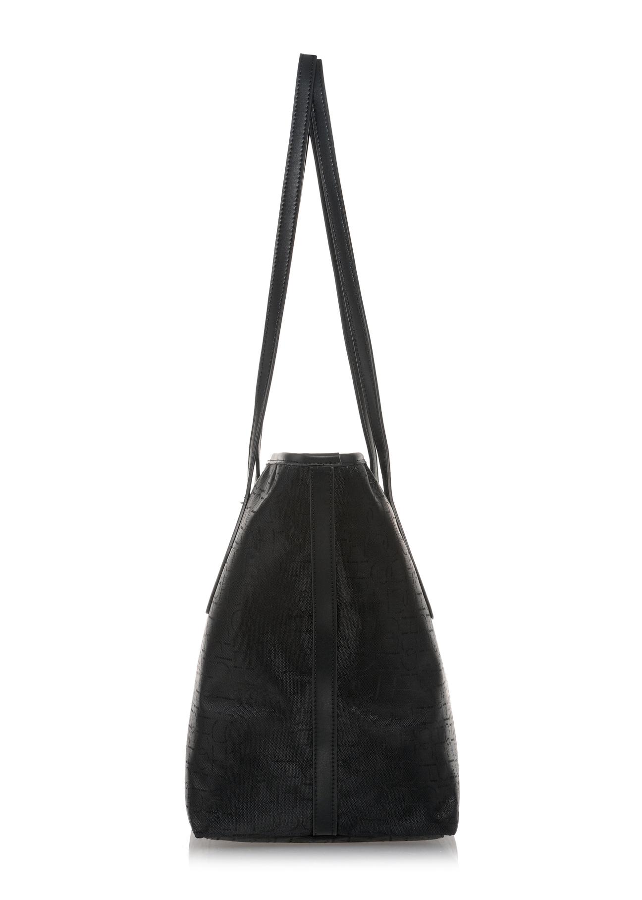 Women's shopper bag with monogram TOREN-0242-99(W23)-03