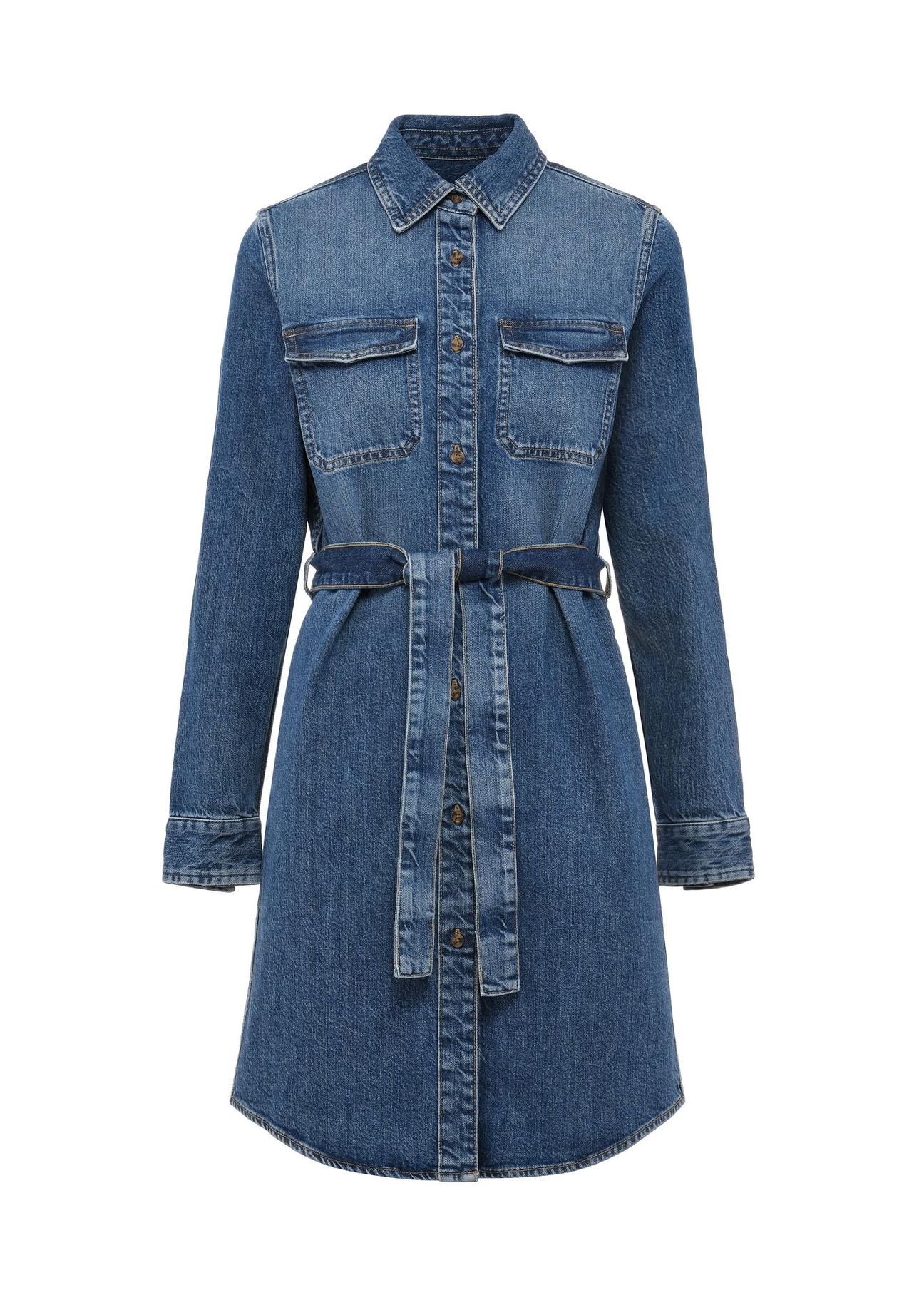 Denim shirt dress SUKDT-0213-69(W25)-01