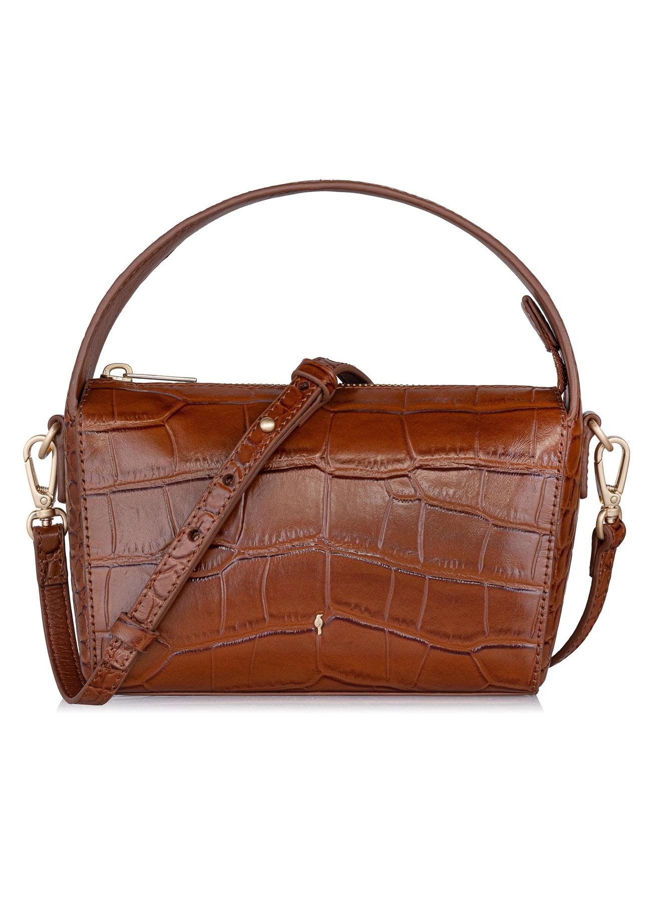 Small brown leather handbag for women TORES-0997-87(W24)-01