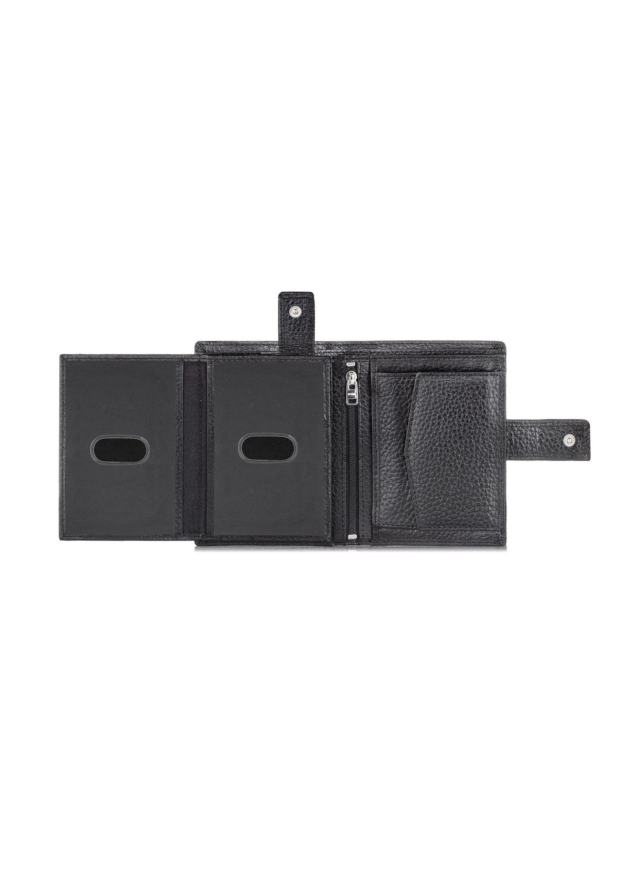 Men's leather clasp wallet PORMS-0525-99(W23)-05