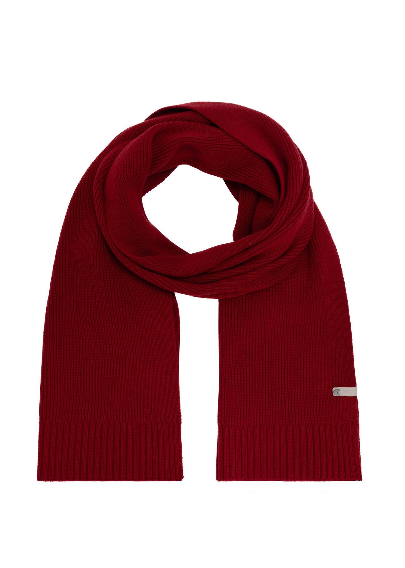 Red women's scarf SZADT-0177-42(Z24)-01