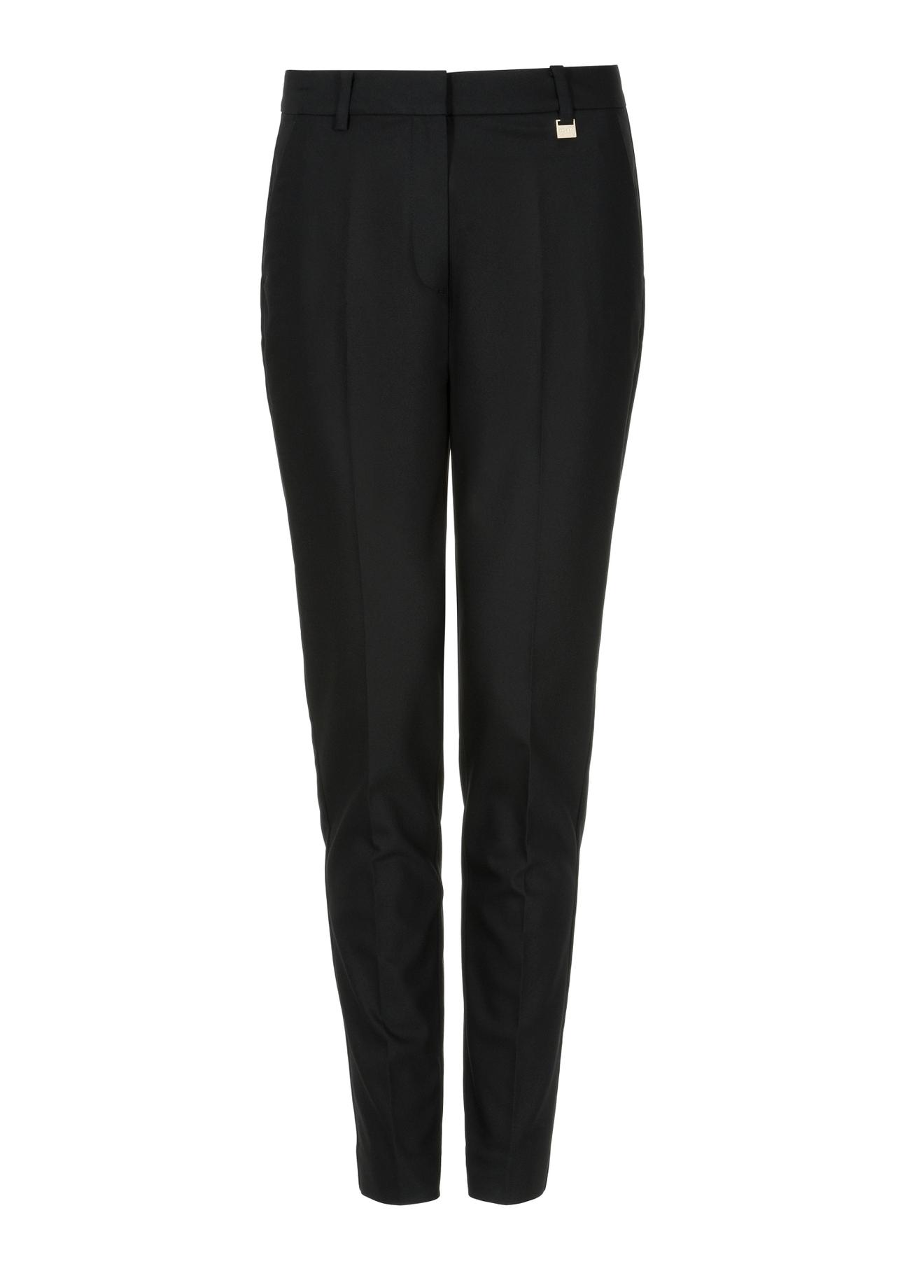 Black women's tailored pants SPODT-0090-99(W24)-04