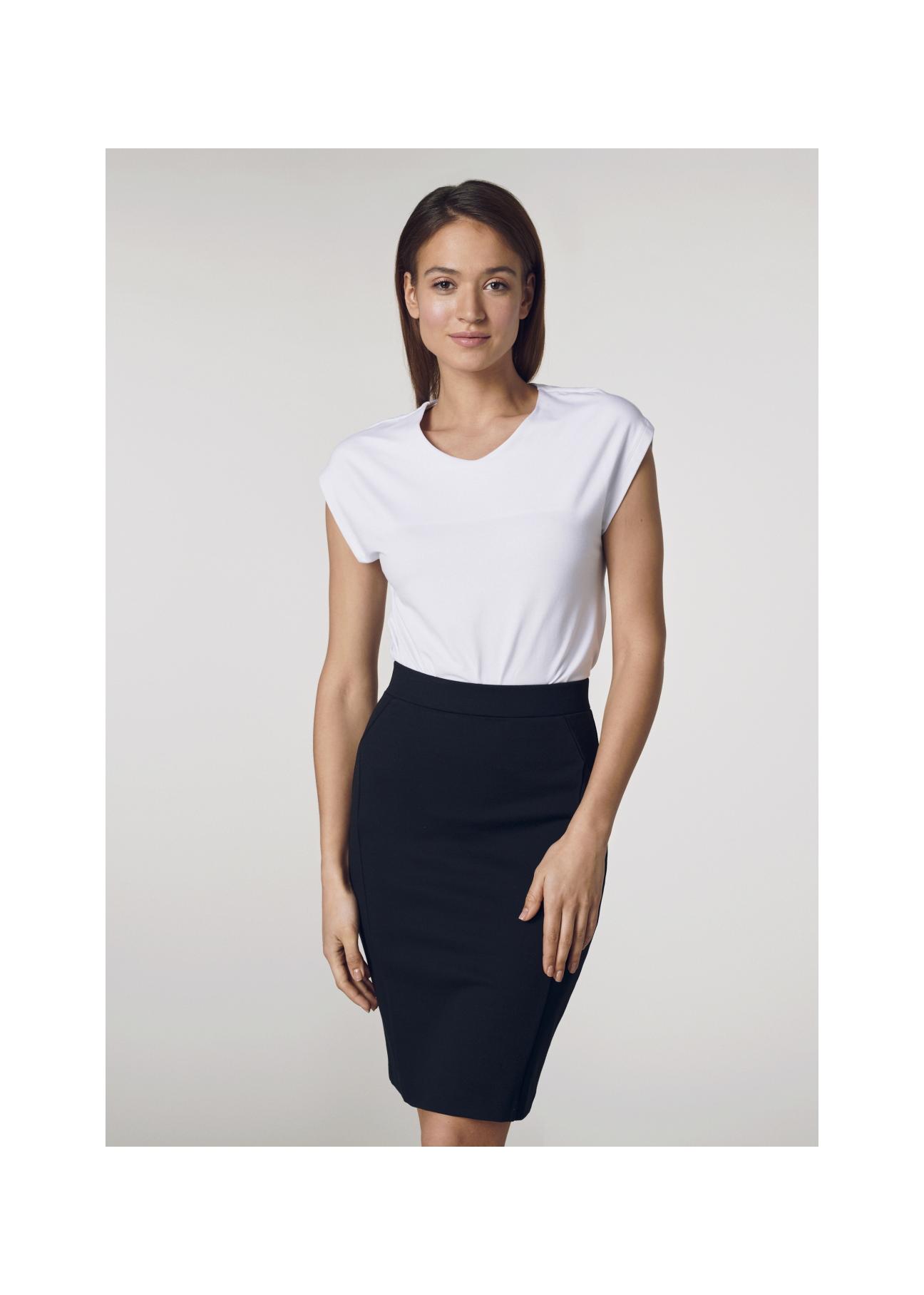 Black pencil skirt SPCDT-0031-99(W22)-05