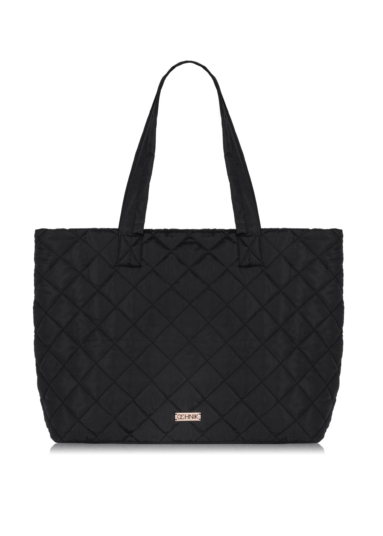 Black women's nylon bag TOREN-0224-99(Z24)-01