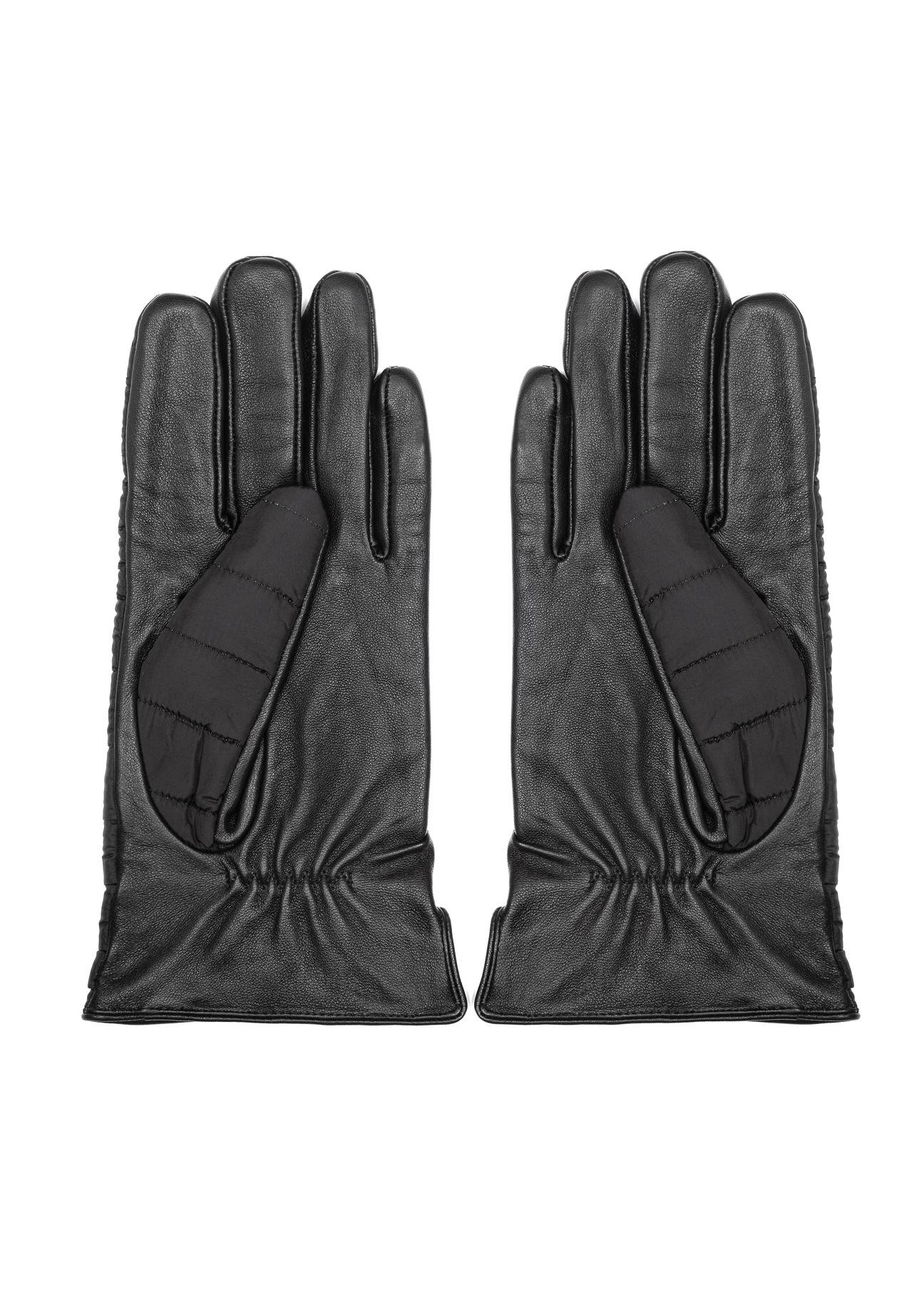 Men's insulated leather gloves REKMS-0066-99(Z24)