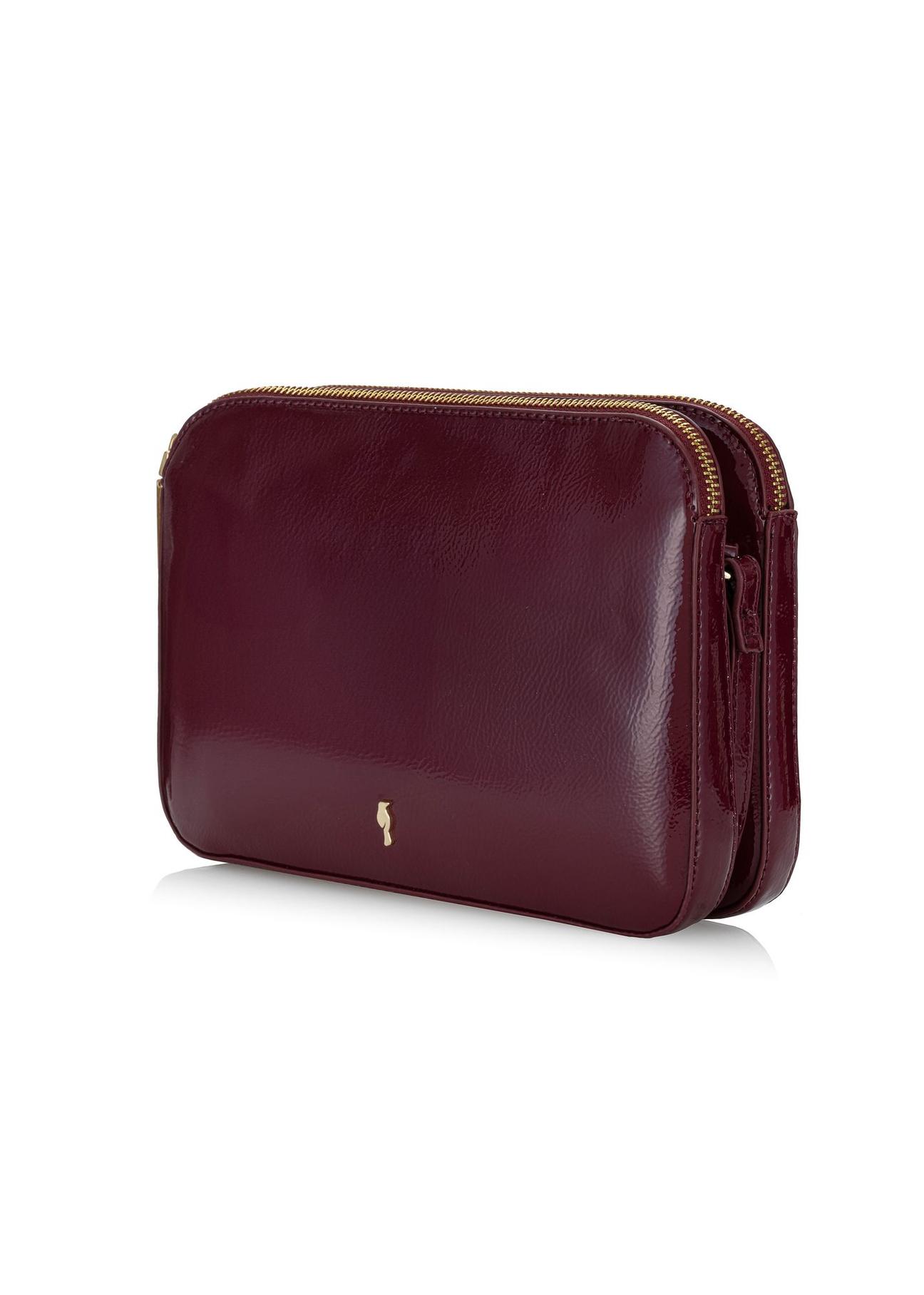 Patent claret classic women's bag TOREC-0205D-43(Z24)-02