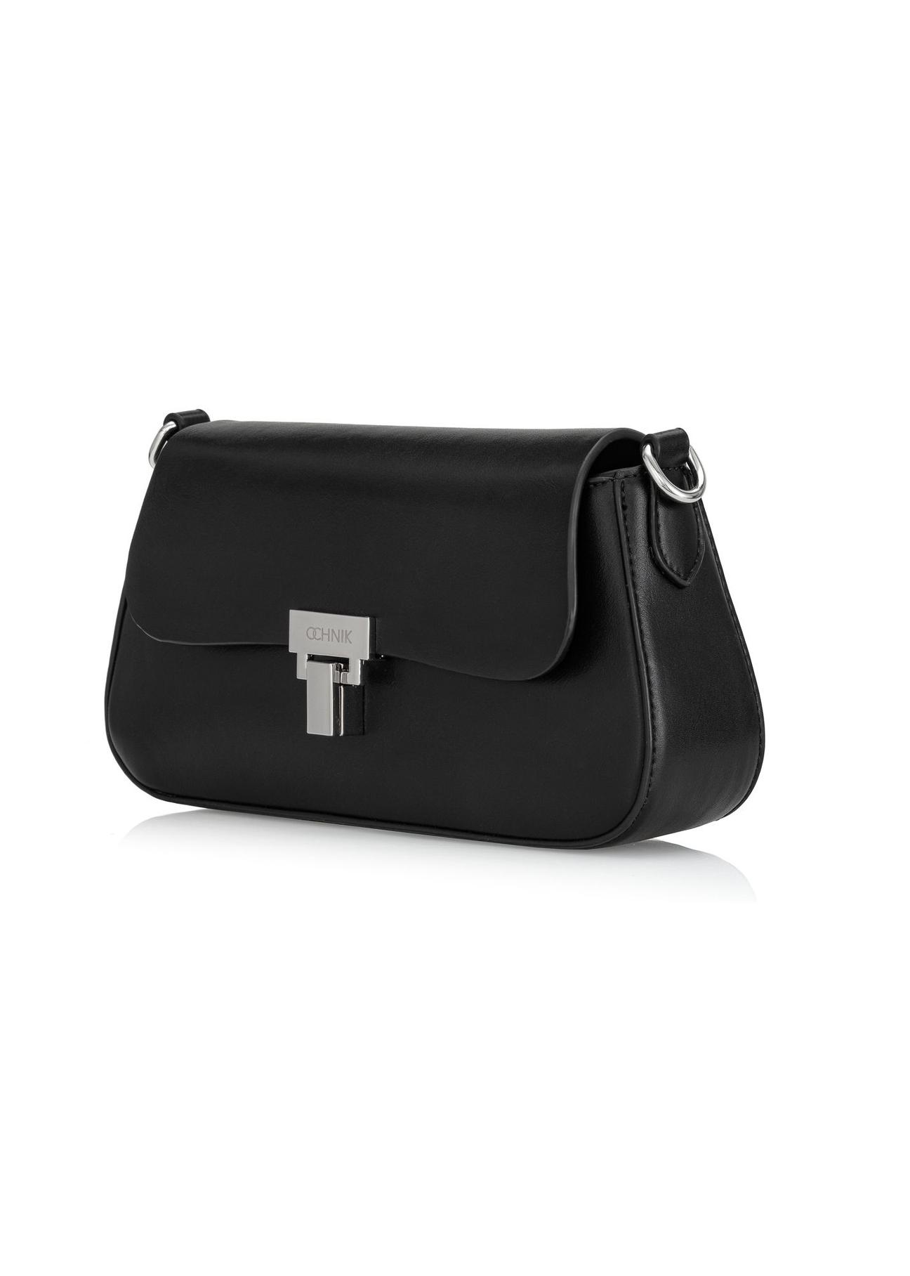 Small trapezoid handbag made of imitation leather TOREC-0957-99(Z24)