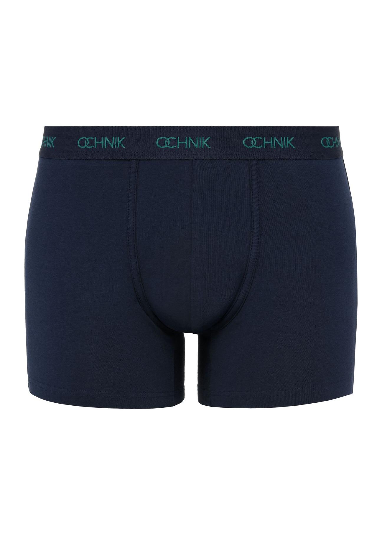 Men's navy blue boxer shorts 3-pack ZESMB-0005-69(Z24)-02