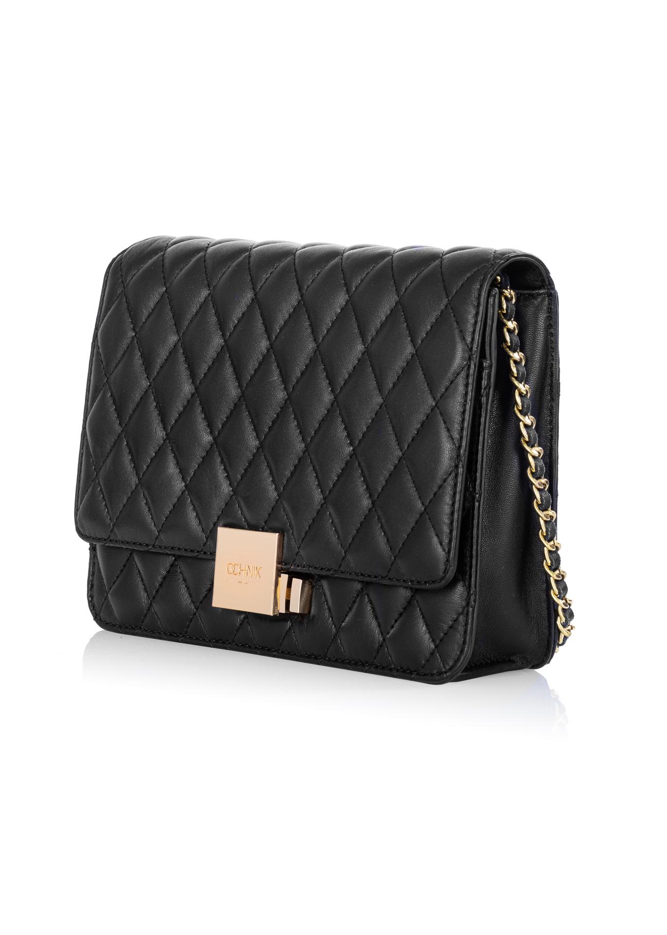 Women's quilted leather mailbag TORES-0907-99(W23)-02