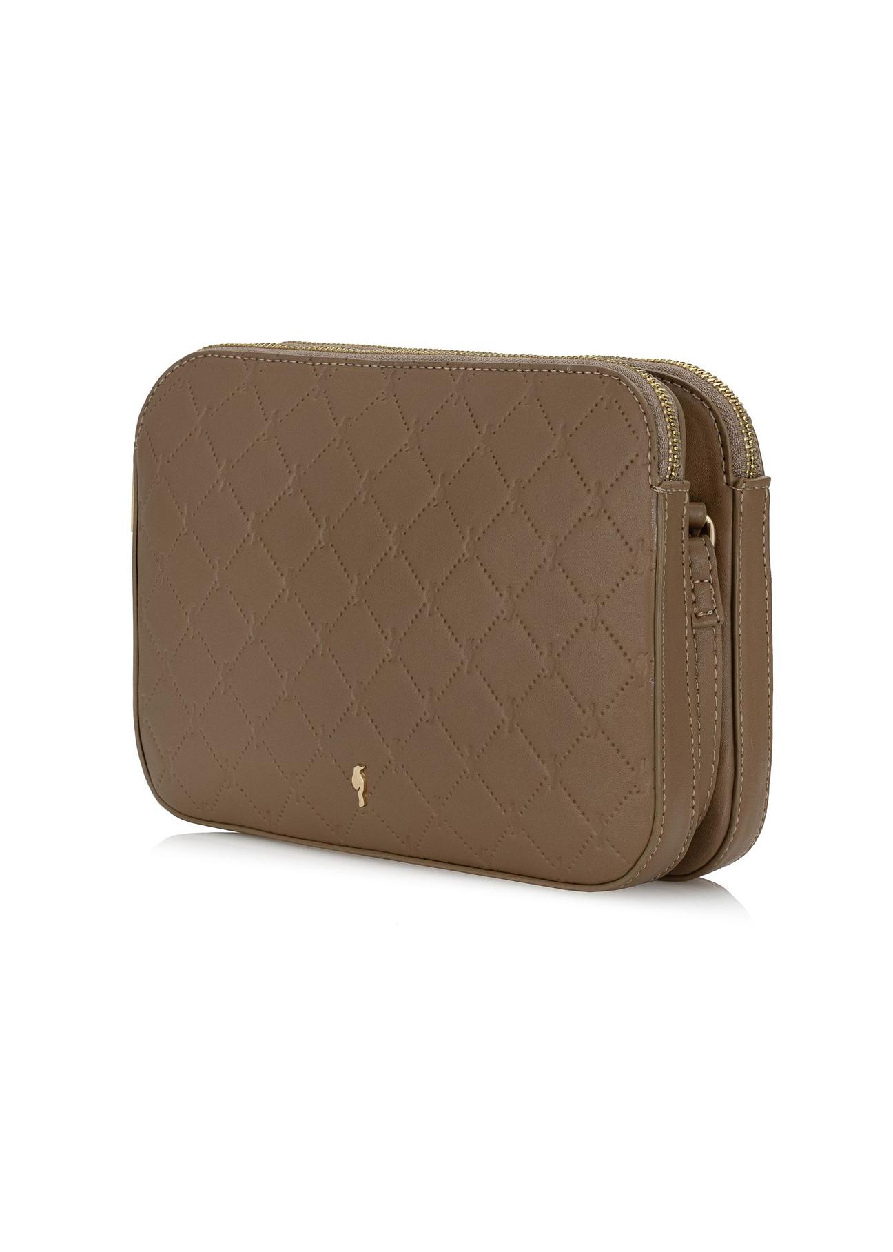 Brown quilted women's bag TOREC-0205D-81(Z24)-02