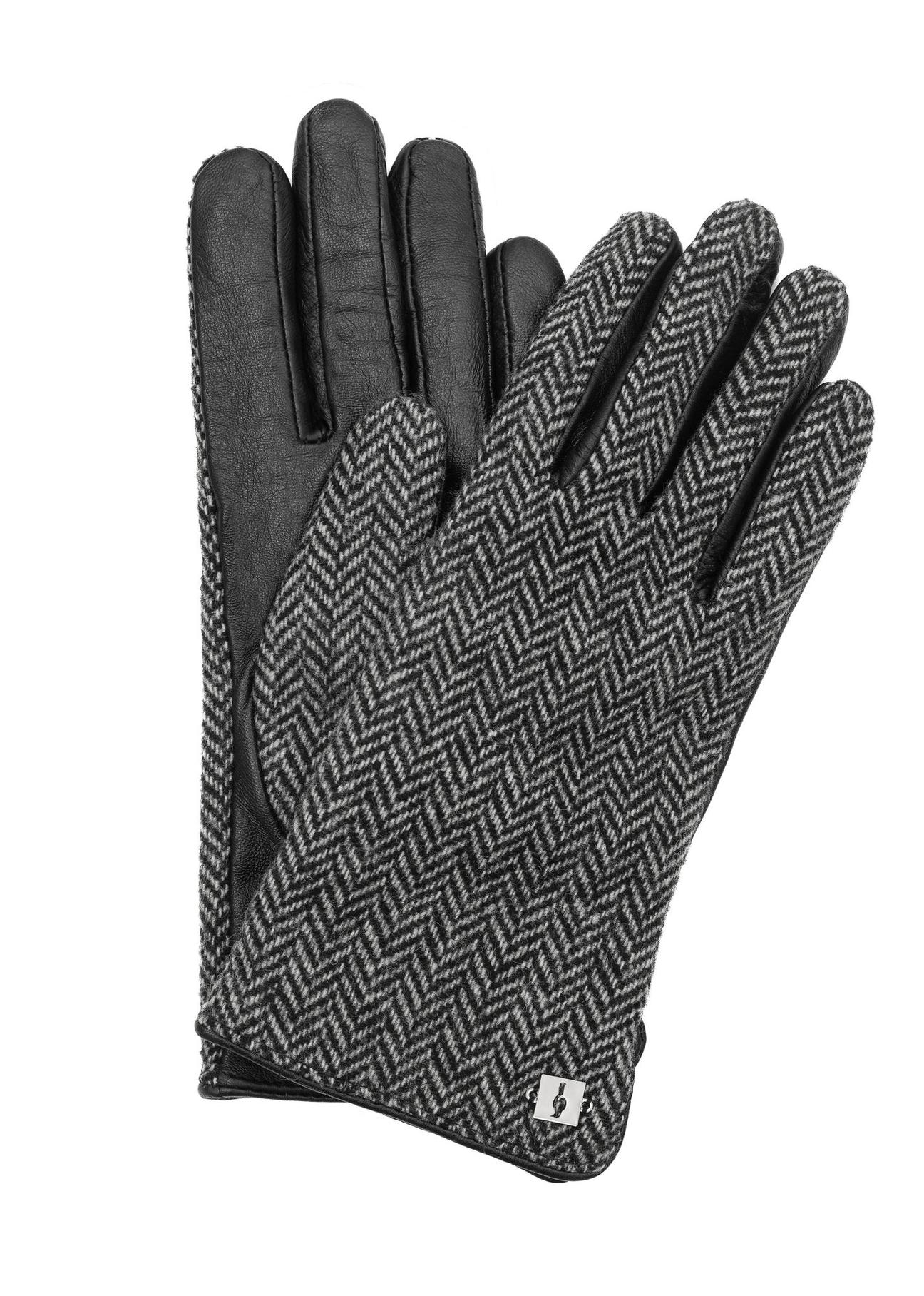 Women's winter gloves herringbone REKDT-0031-98(Z24)-01