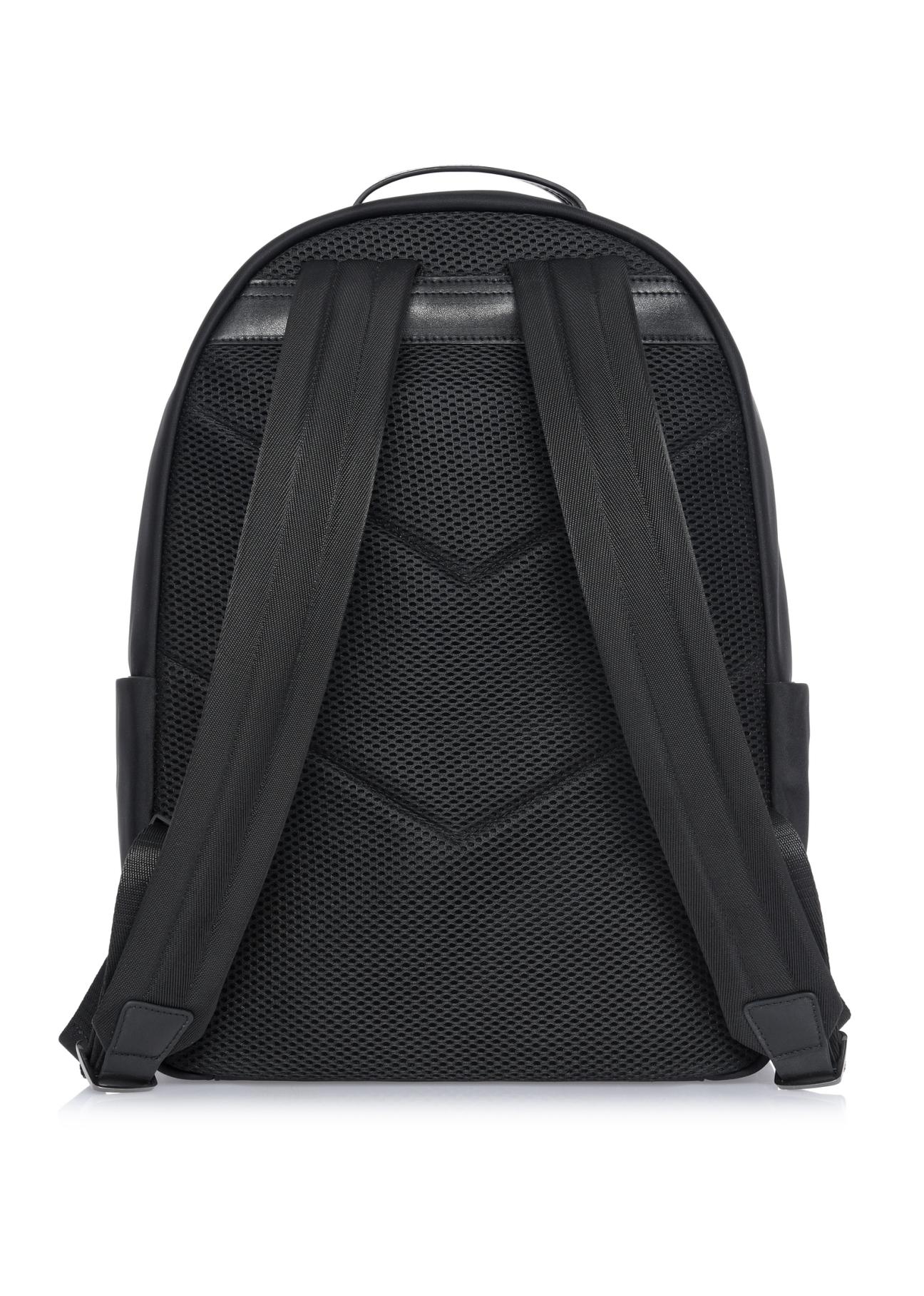 Classic black men's backpack TORMN-0316-99(W24)-04