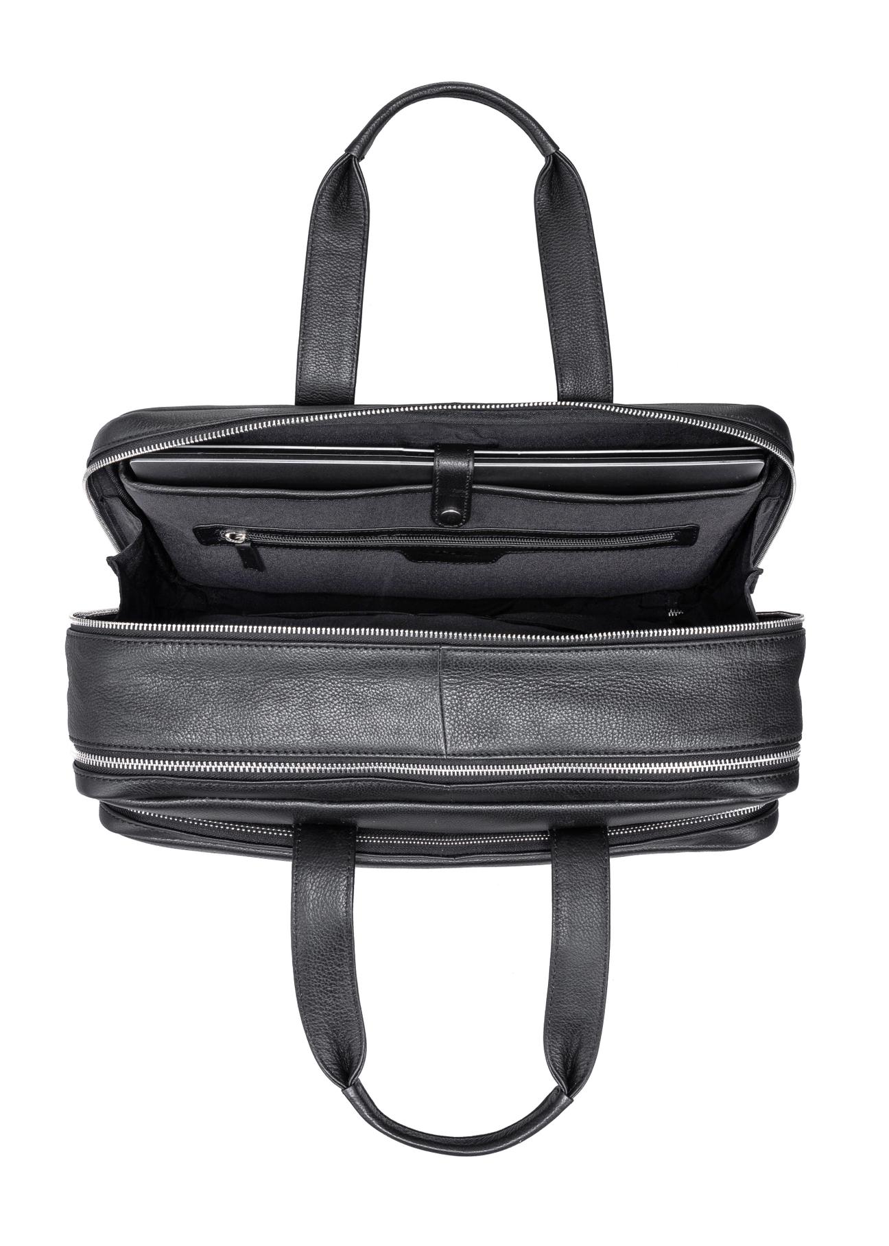 Capacious men's leather bag TORMS-0020A-99(W24)-05