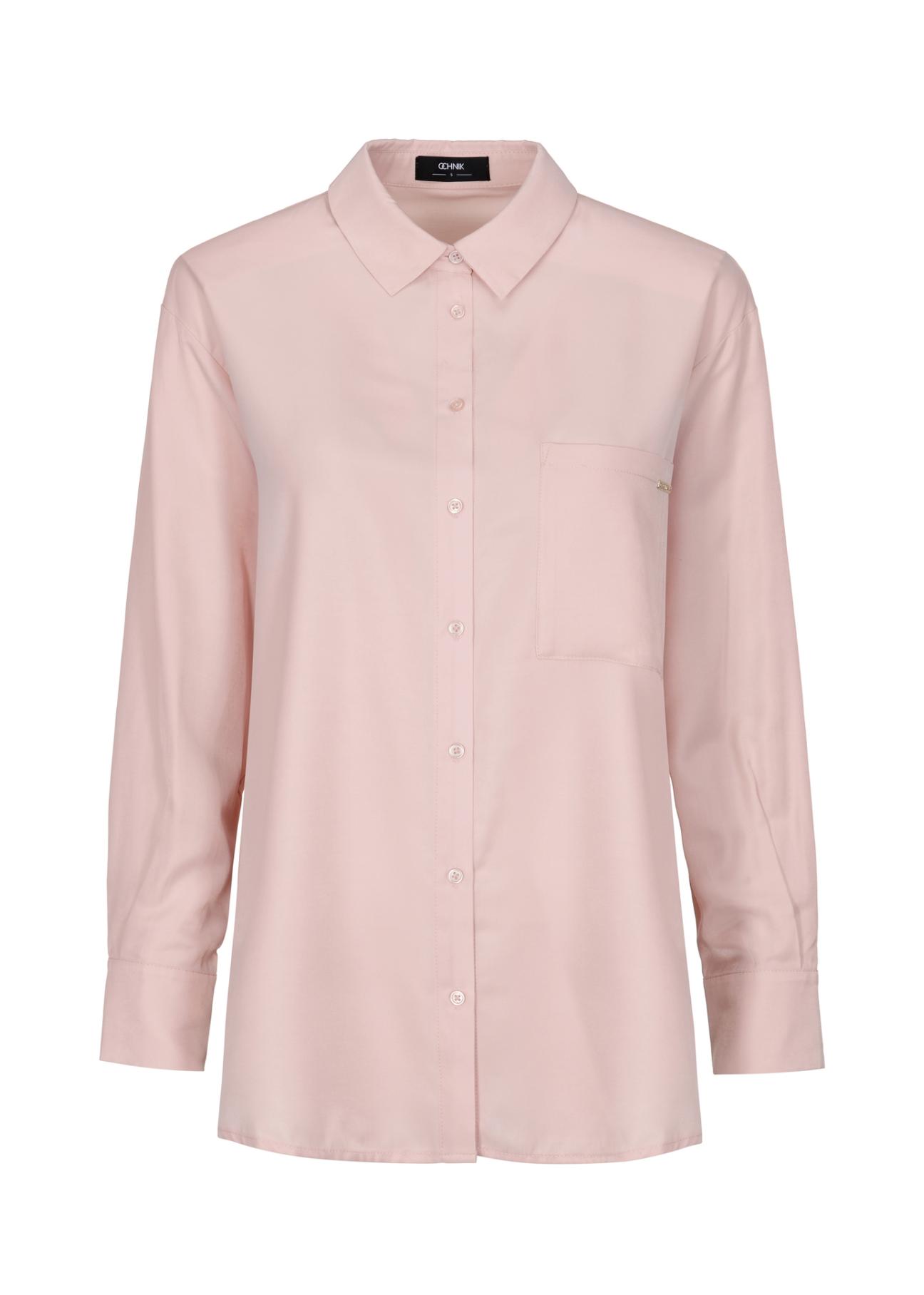 Women's light pink shirt KOSDT-0149-34(Z23)-04