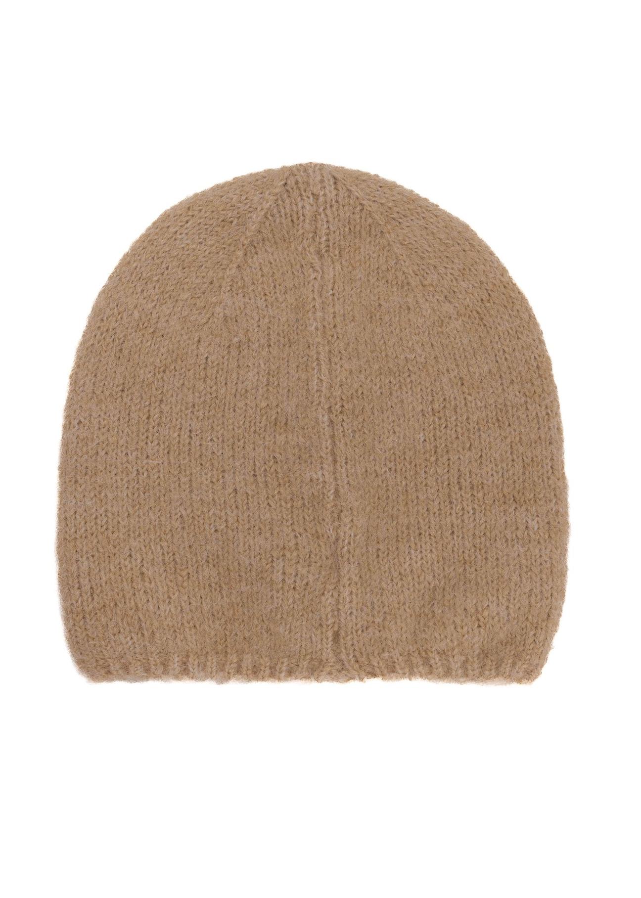 Beige winter women's hat CZADT-0199-82(Z24)-02