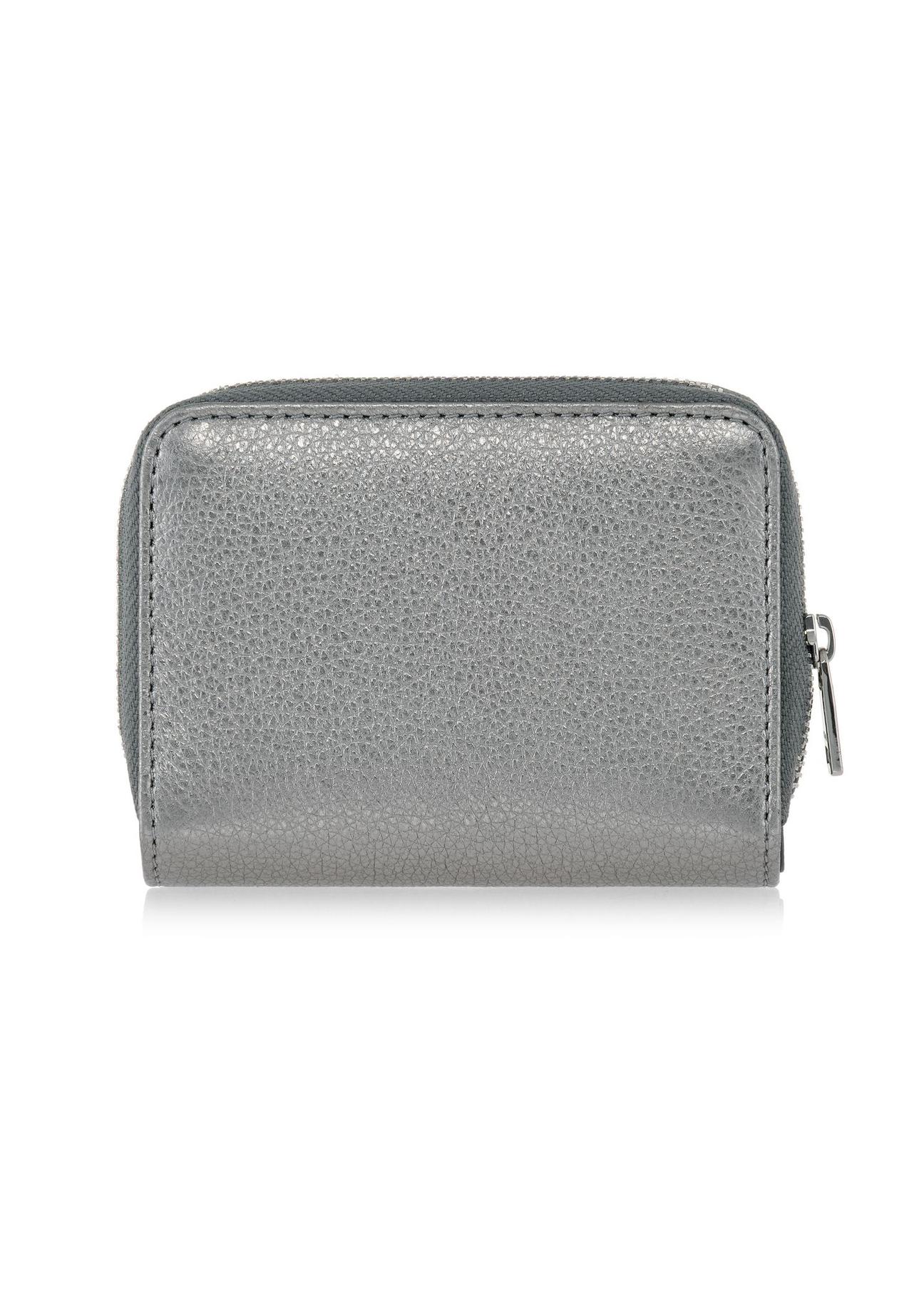 Women's small silver wallet PORES-0837-92(W23)-02