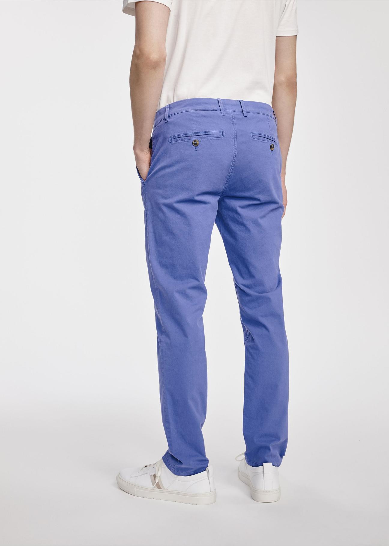 Blue men's trousers SPOMT-0103-61(W25)-03