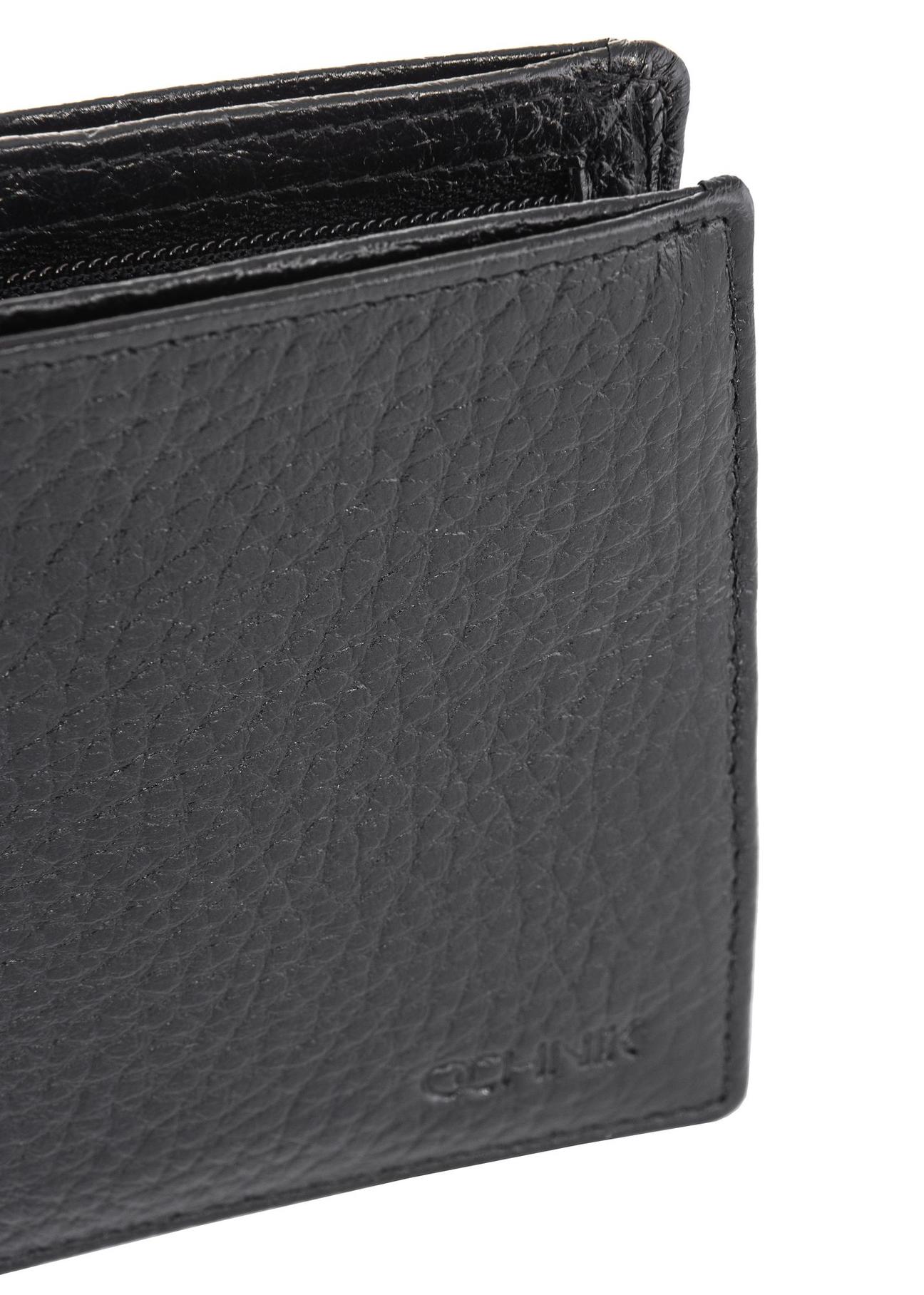 Men's pea leather wallet PORMS-0524-99(W23)-05