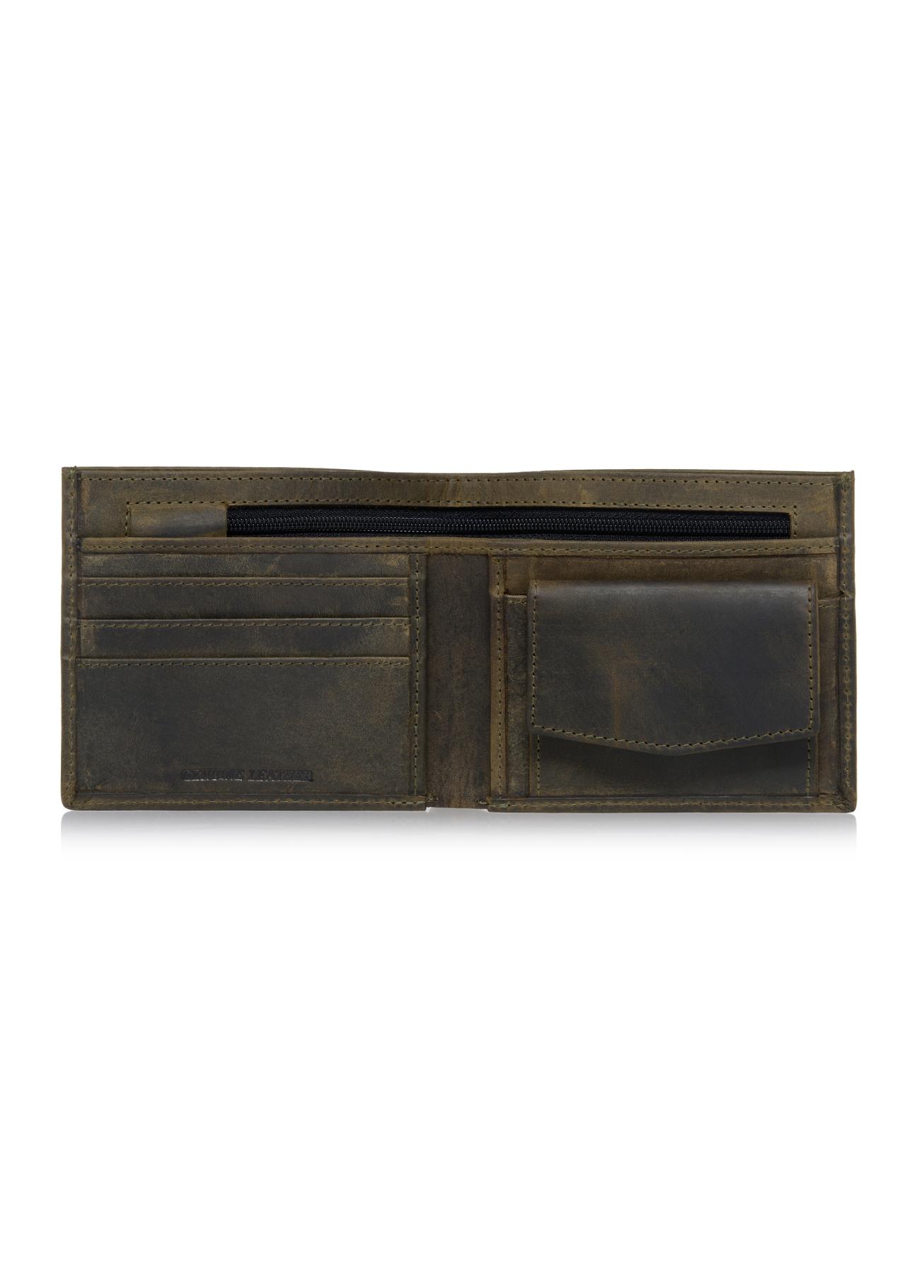 Men's small leather wallet PORMS-0544-54(W23)-04