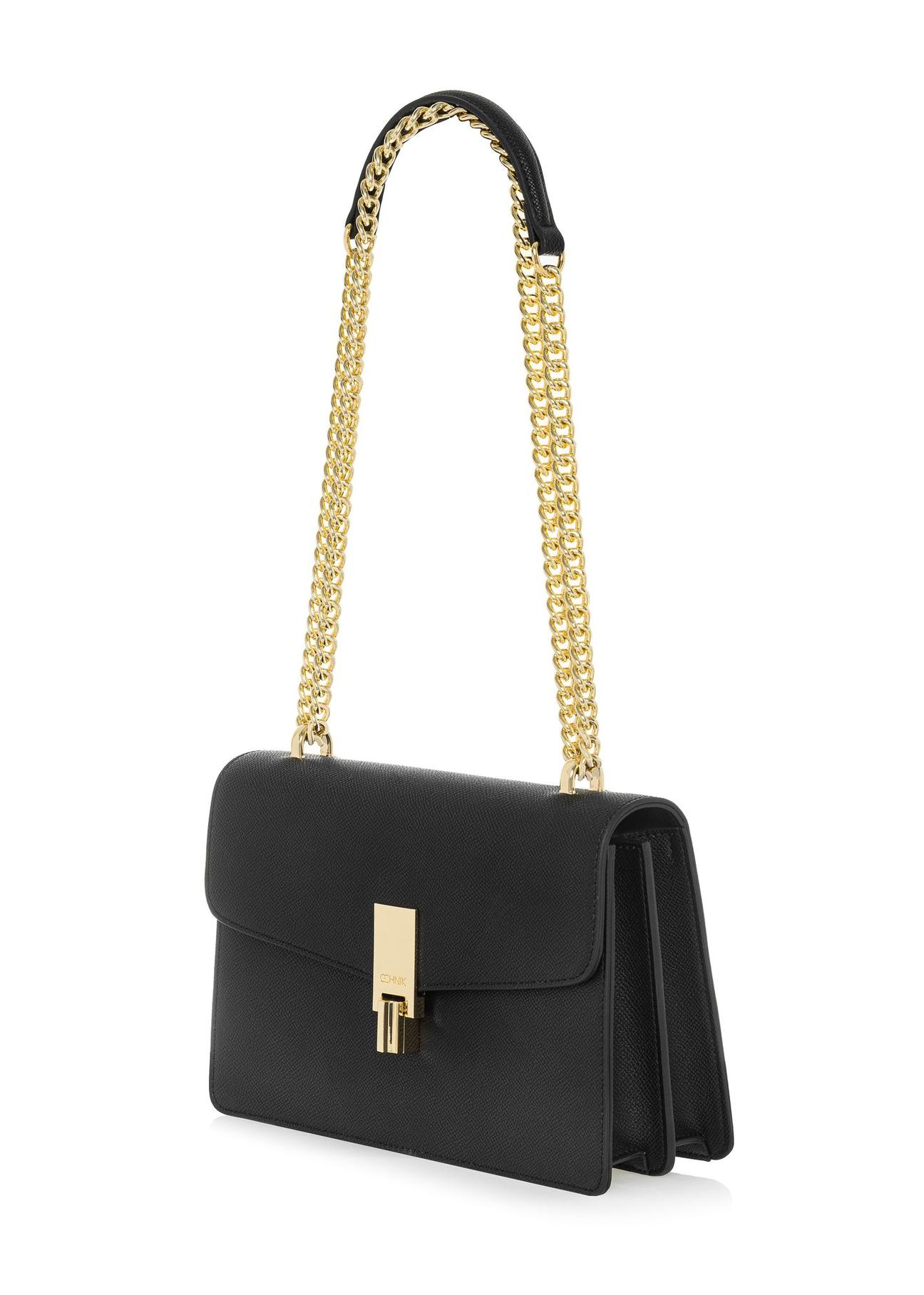 Black women's handbag on a chain TOREC-1023-99(W25)-02