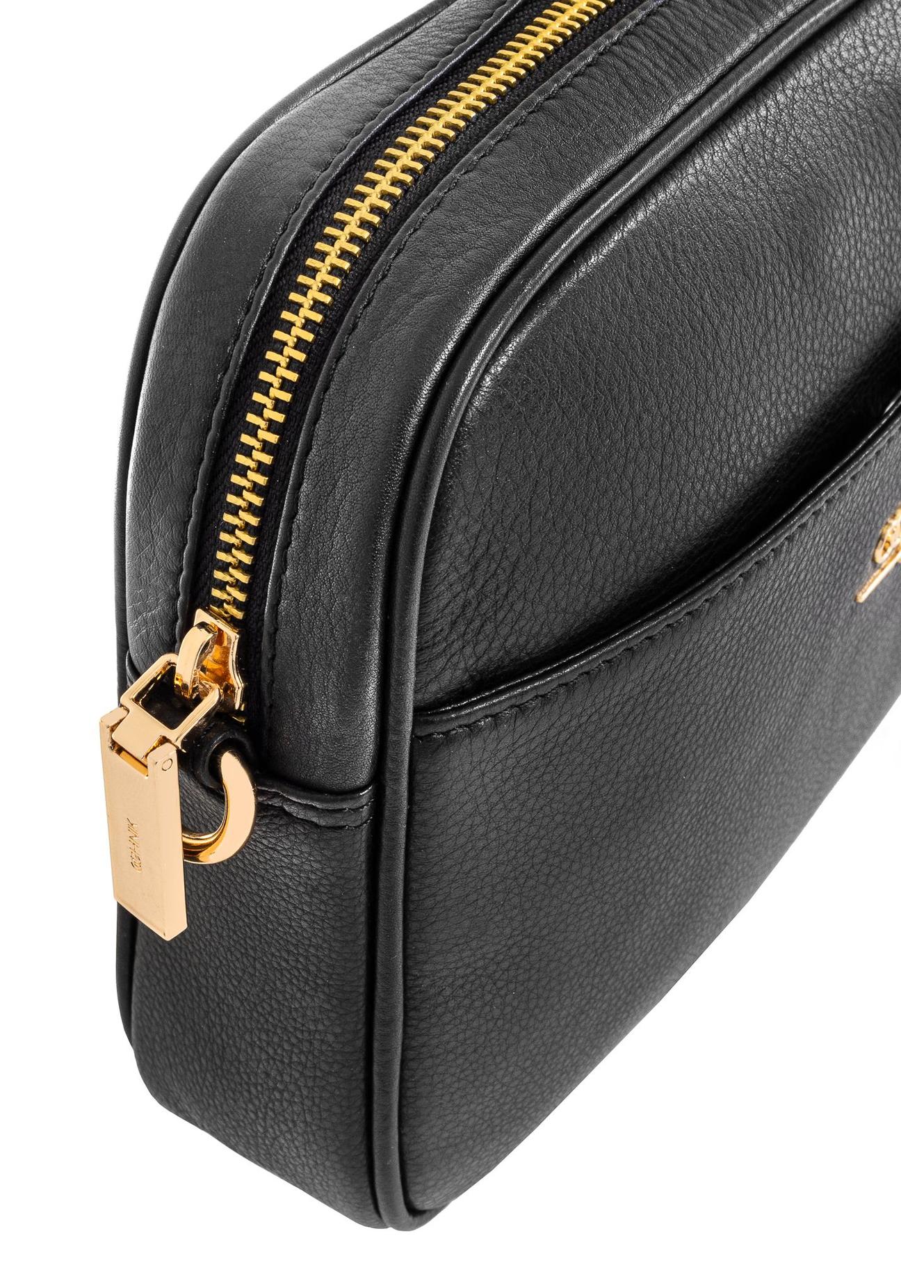 Black leather handbag TORES-1079D-99(W25)-06