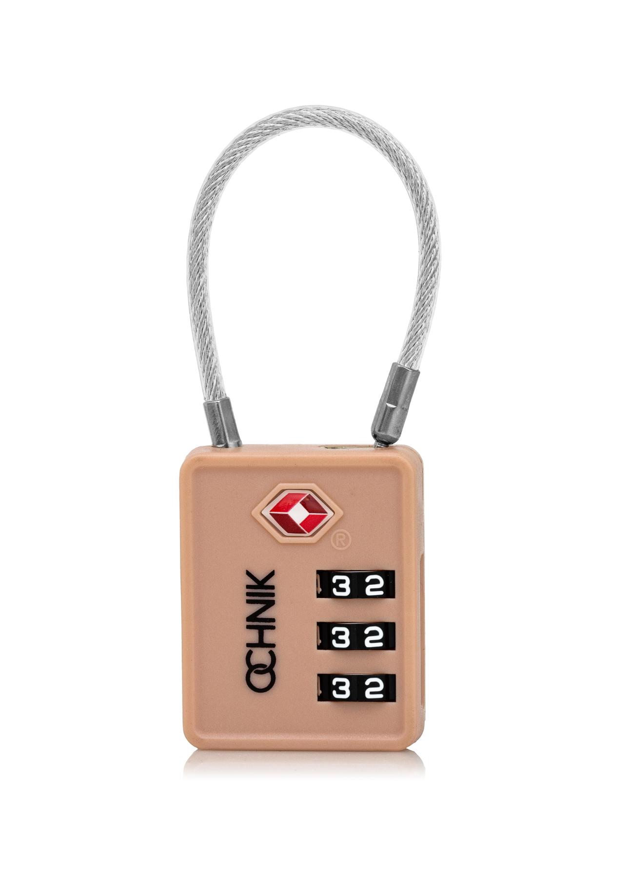 Bright pink TSA combination padlock AW-005-0014-34(W23)-01