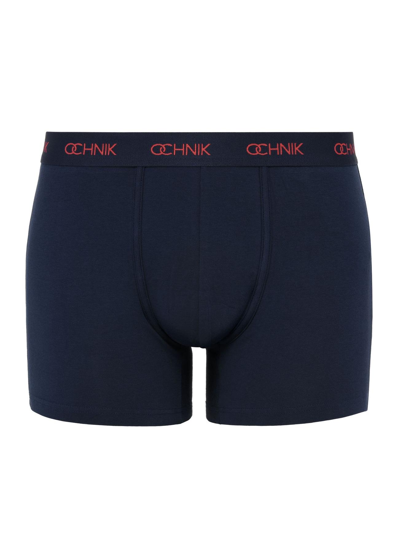 Men's navy blue boxer shorts 3-pack ZESMB-0005-69(Z24)-03