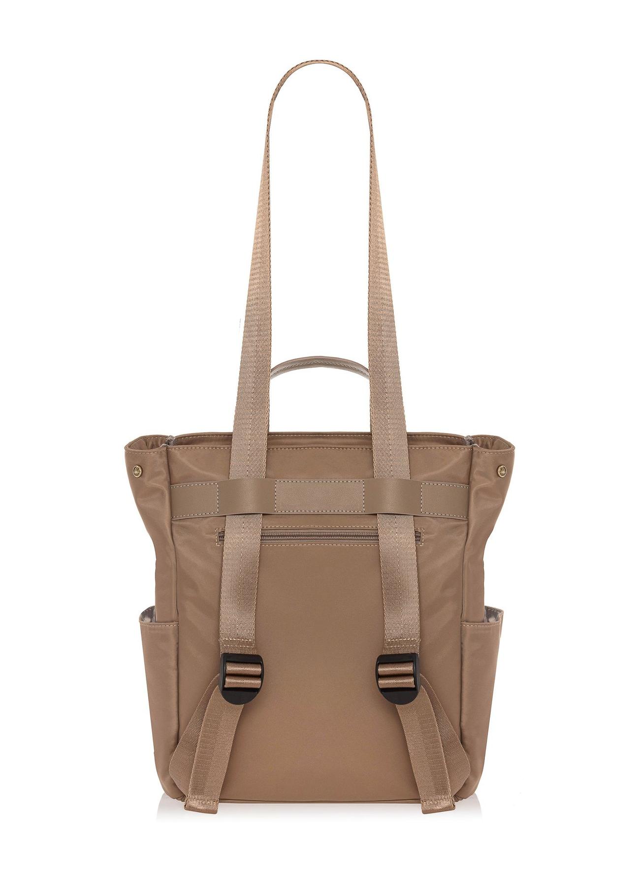 Beige bag - backpack TOREN-0273A-81(W25)-03