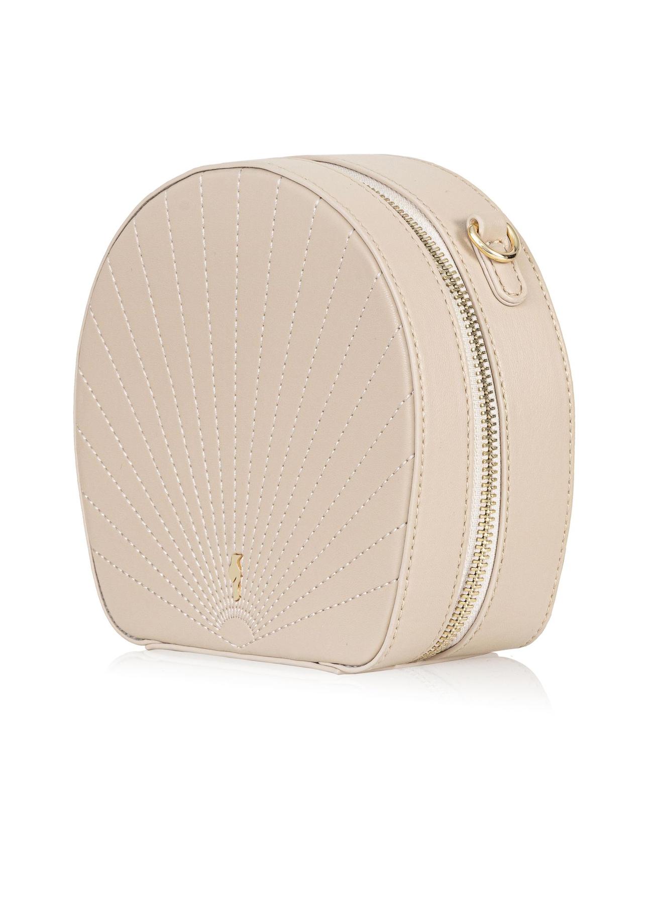 Oval cream ladies handbag TOREC-0792-13(W23)-02