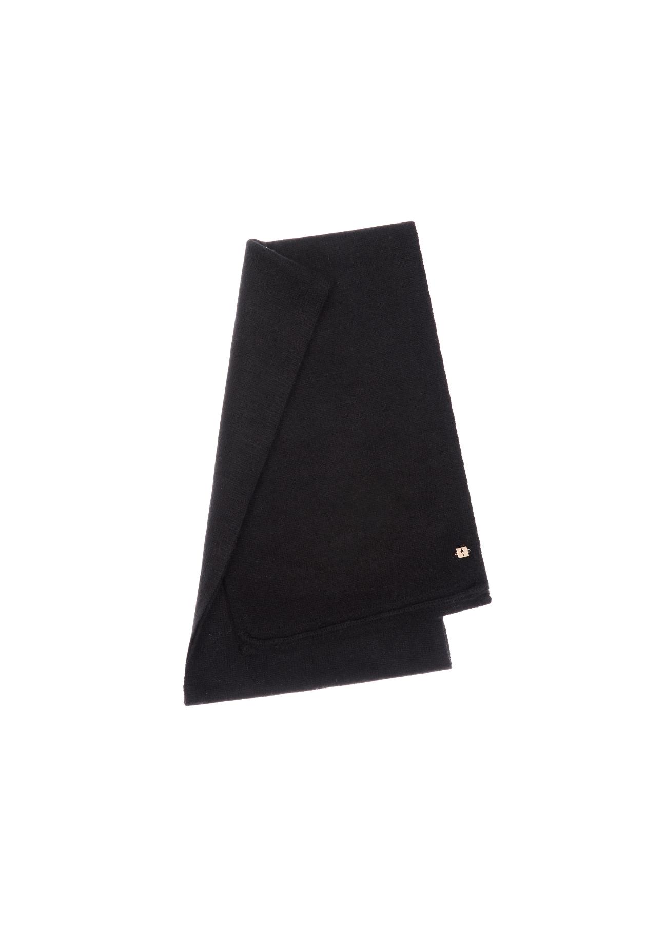 Cashmere black scarf for women SZADT-0093-99(Z24)-02