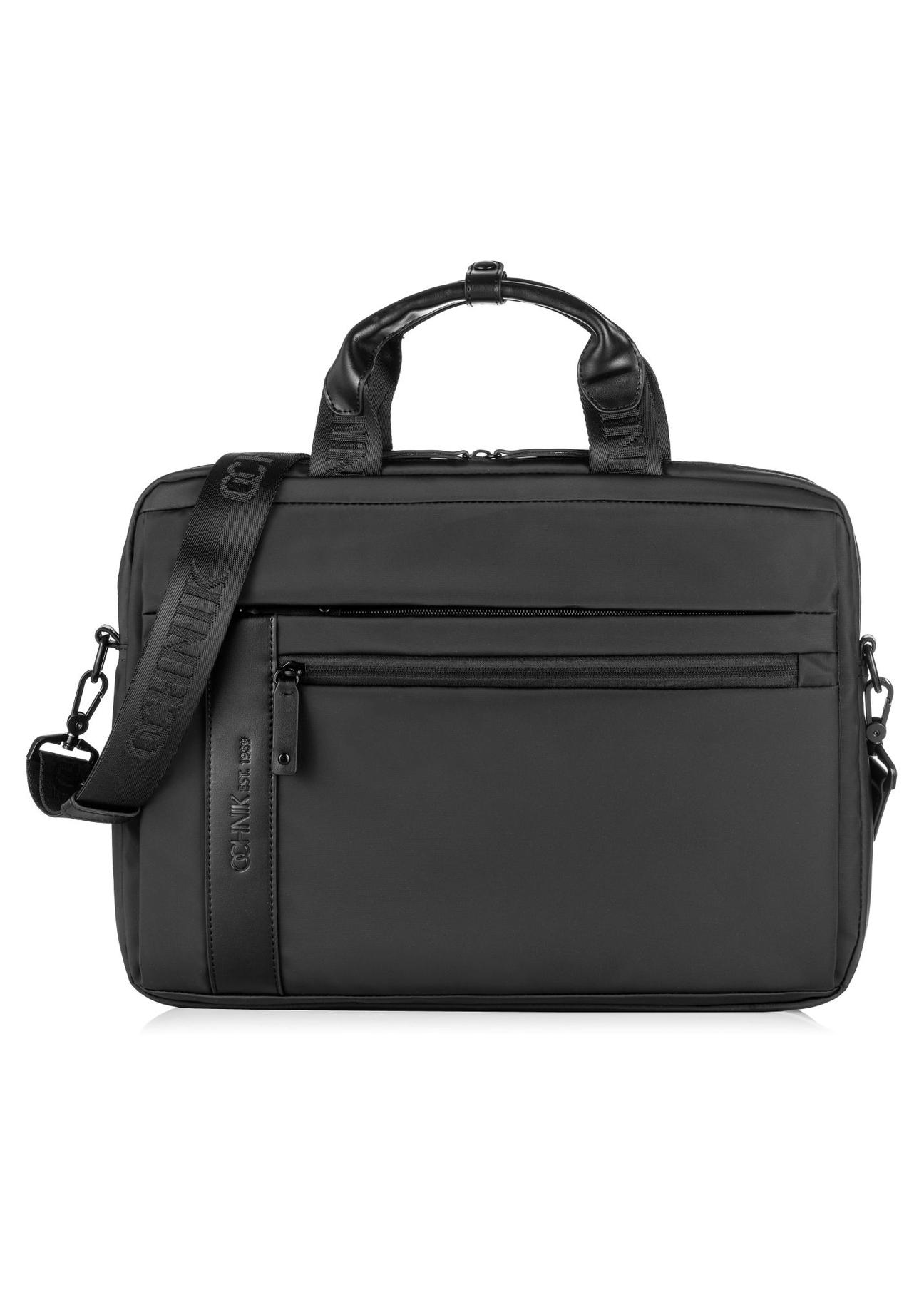 Black men's bag with handle TORMN-0203B-99(Z24)-01