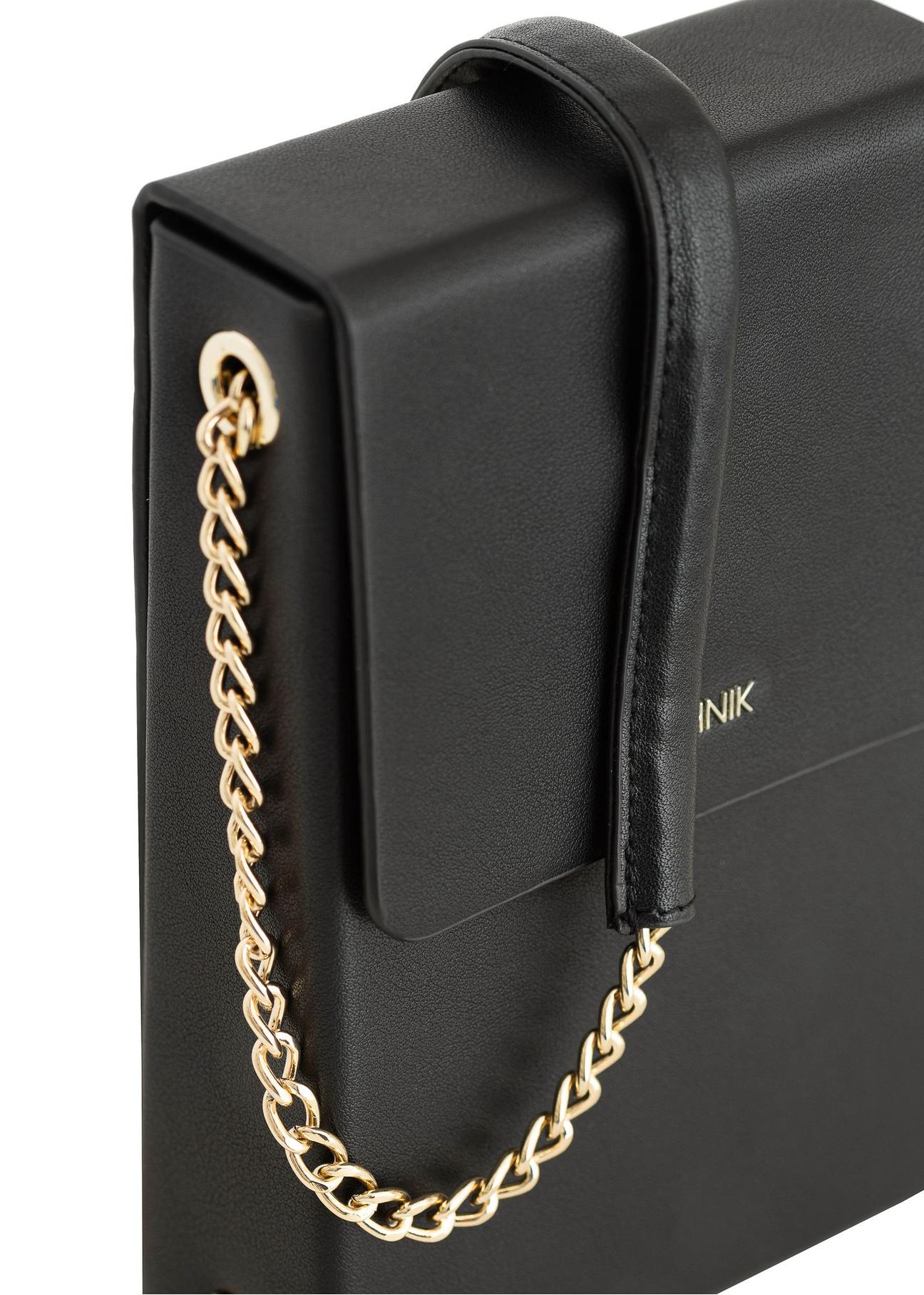 Black women's bag with chain TOREC-0976-99(Z24)