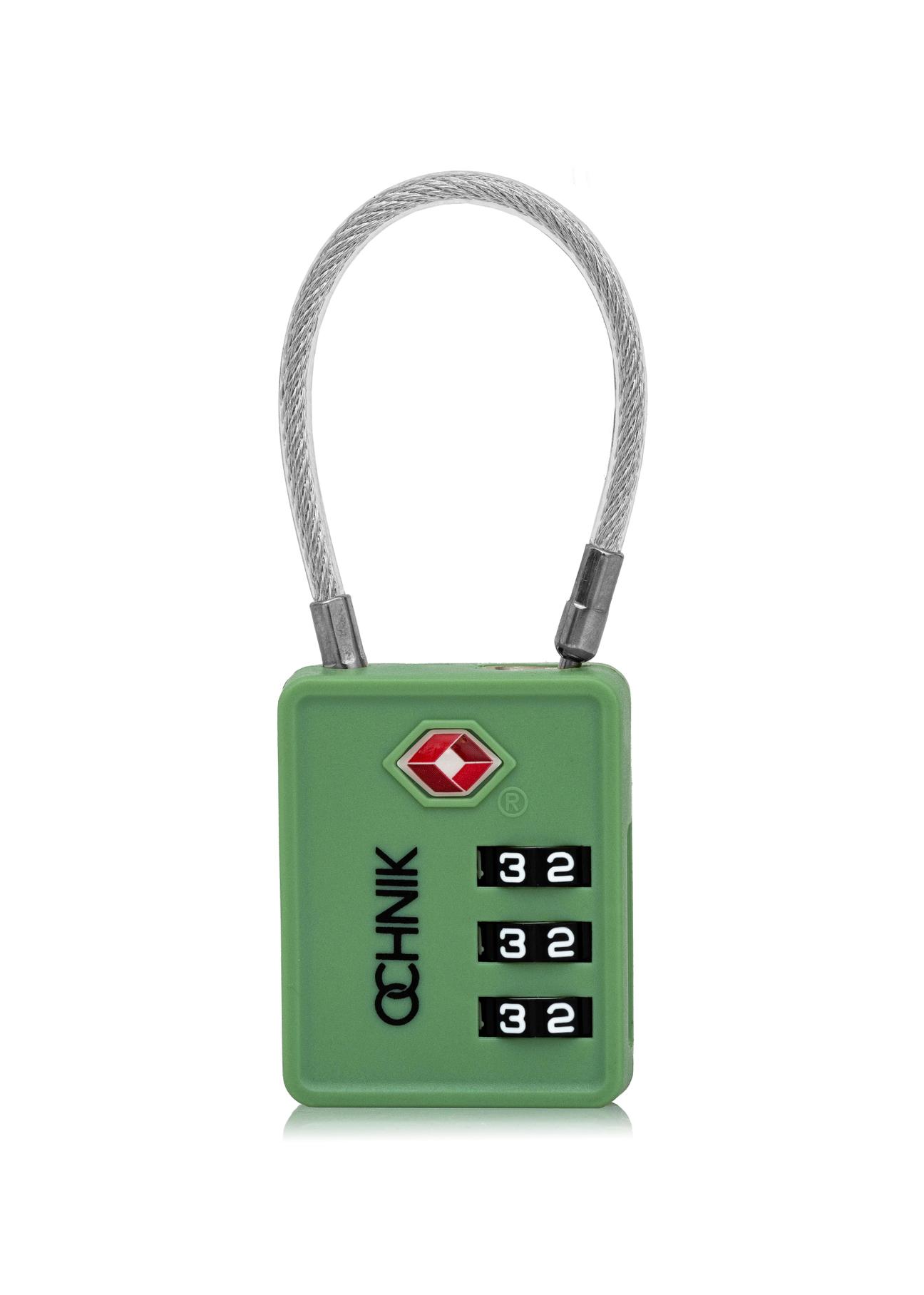 Light green TSA combination padlock AW-005-0014-50(W23)-01