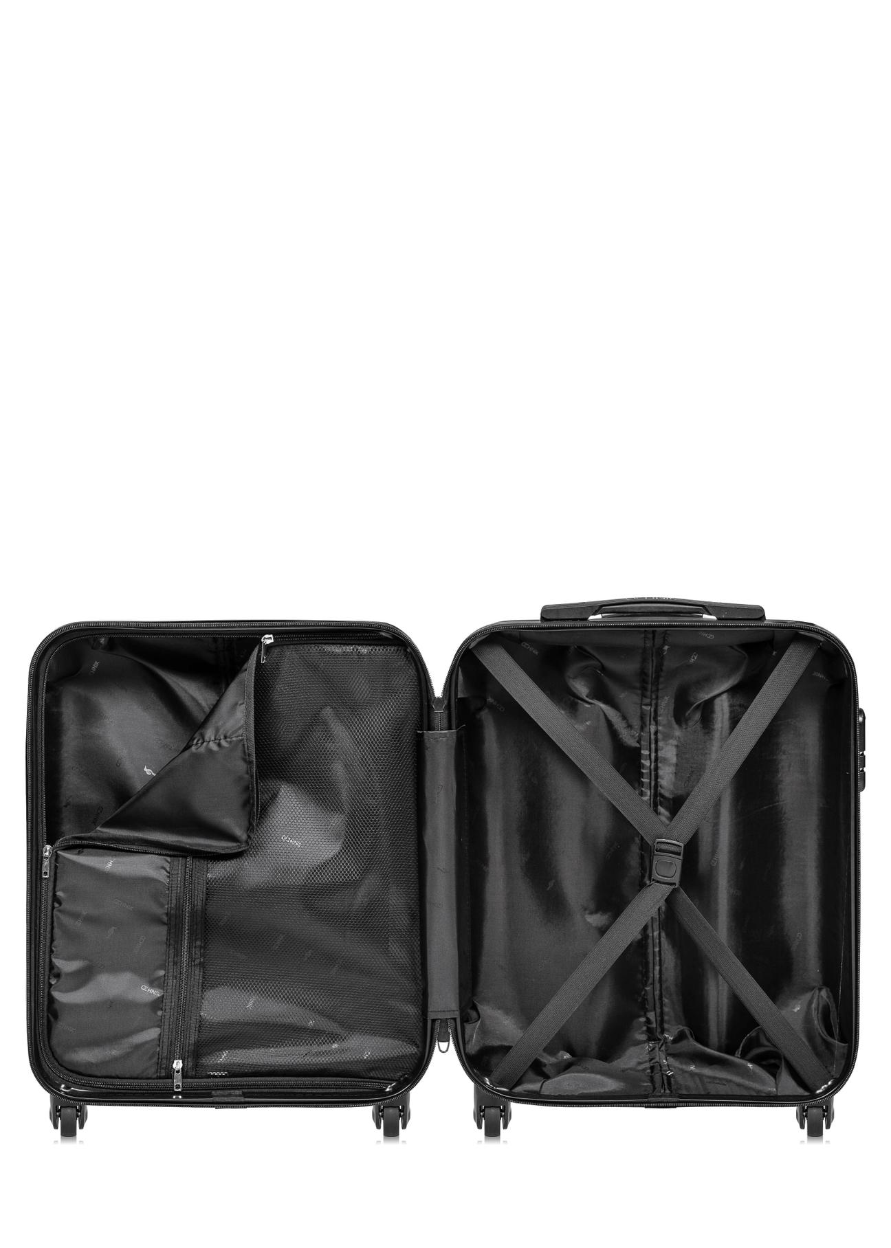 Small suitcase on wheels WALAB-0067-69-19(W24)-04