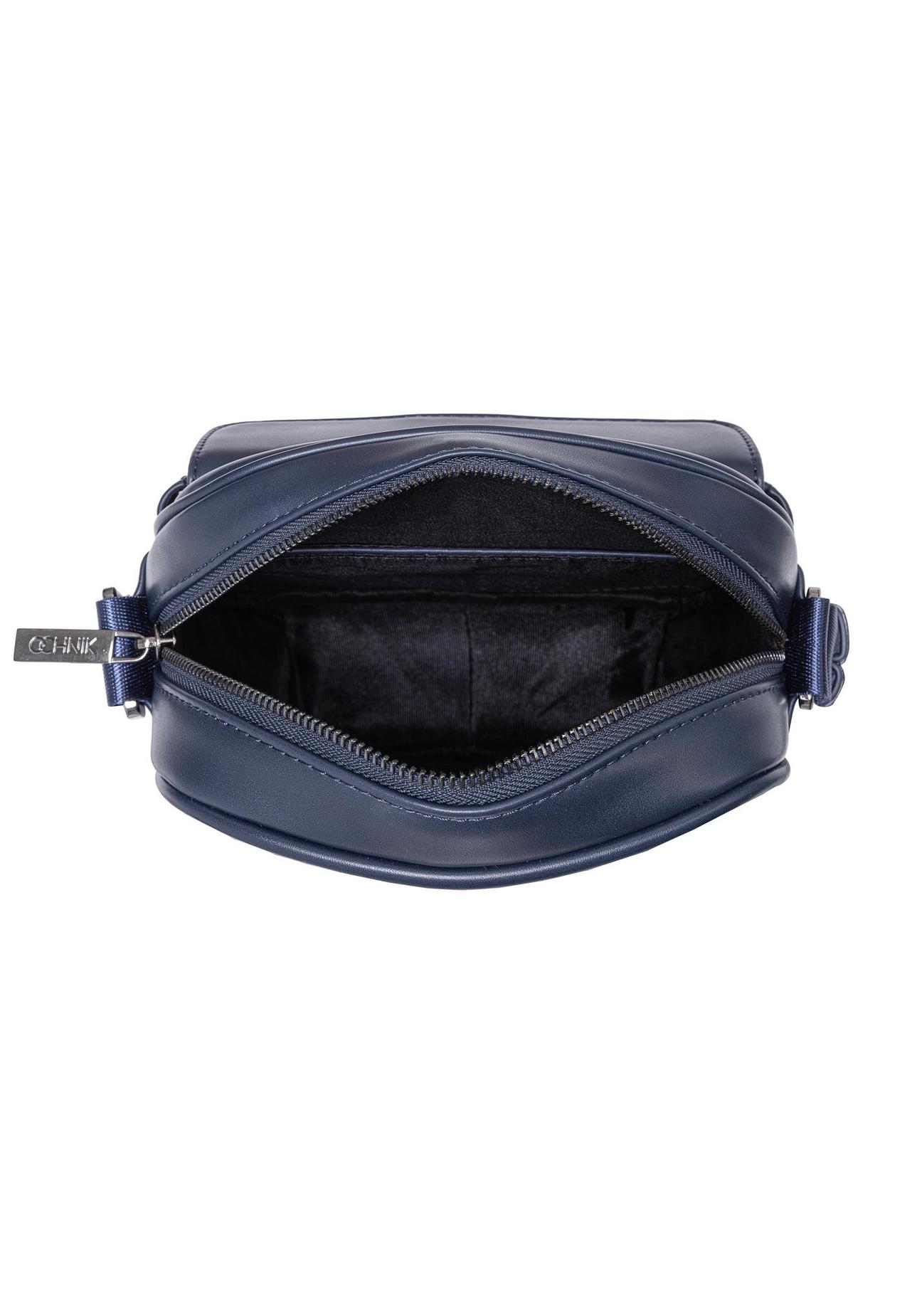 Navy blue men's bag with pocket TORMN-0290-69(W23)-04