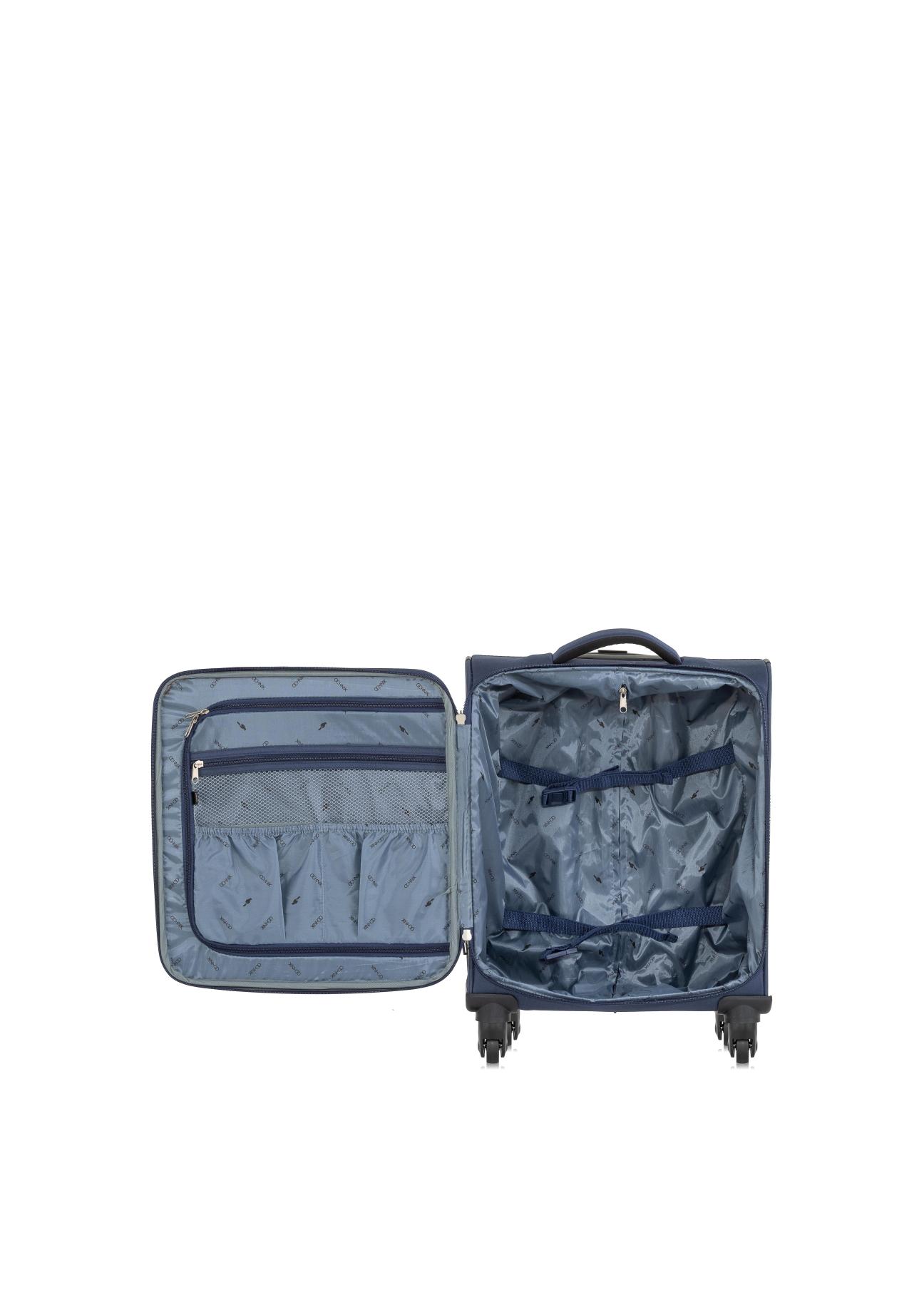 Small suitcase on wheels WALNY-0030-69-19(W24)-04