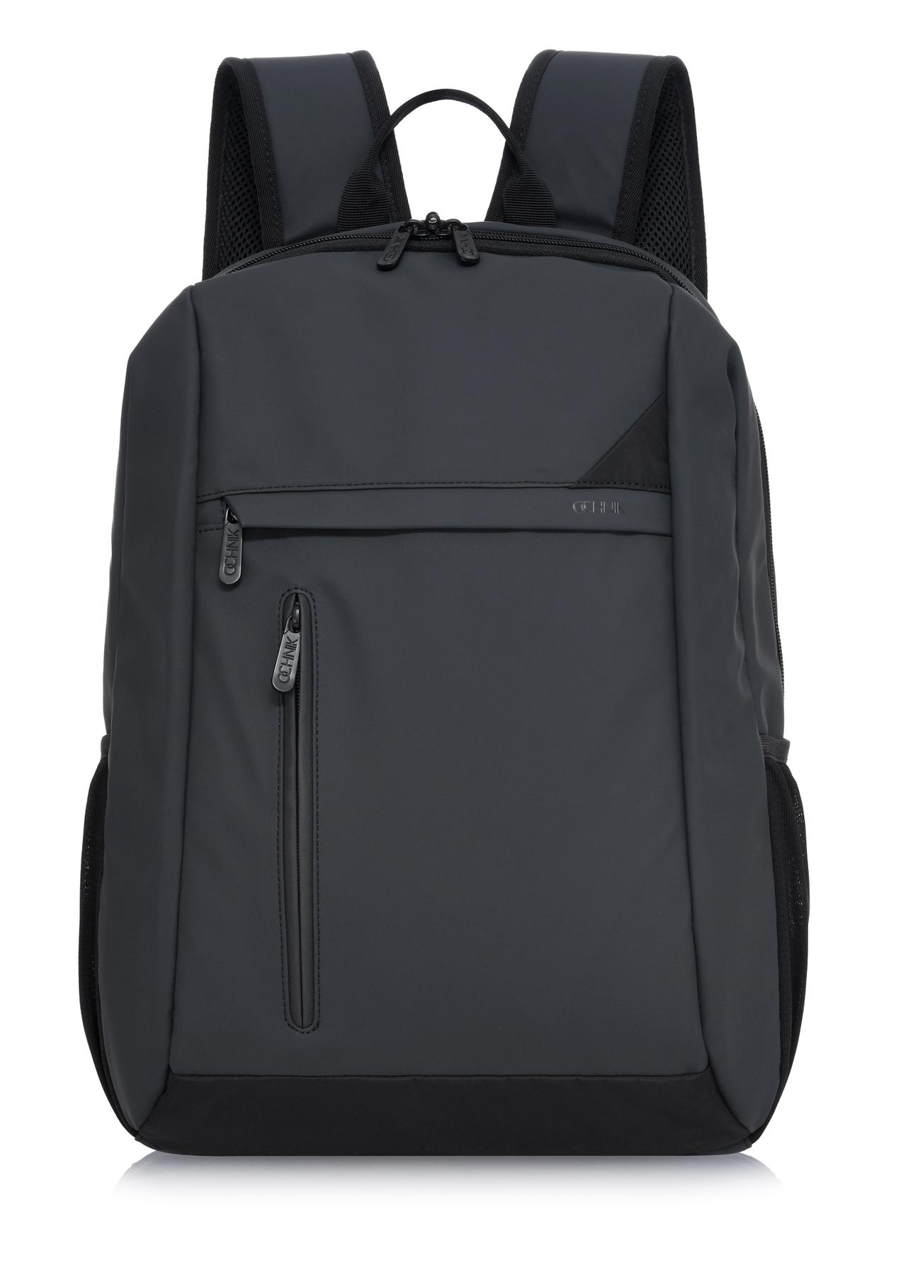 Grey single compartment men's backpack TORMN-0331-99(W24)-01