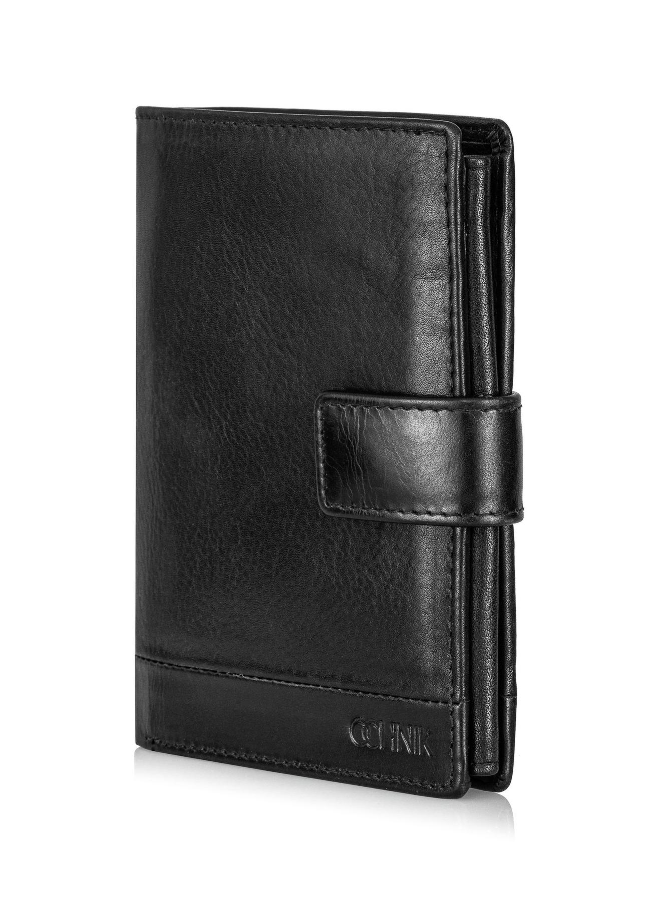 Black men's wallet PORMS-0623-99(Z24)-03