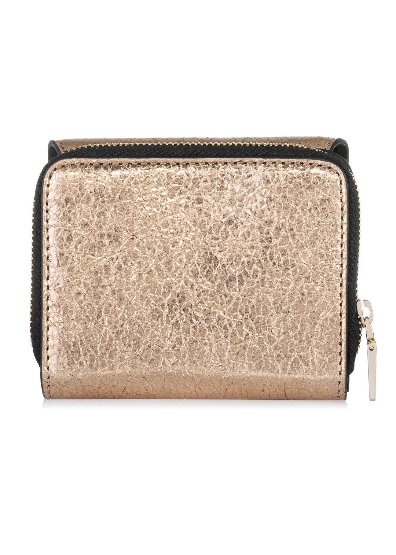 Women's small gold wallet PORES-0802C-28(W23)-04