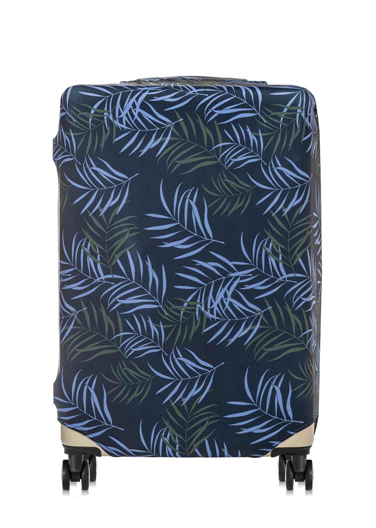 Cover with a plant motif for a large suitcase AW-005-0024-69-L(W24)-01