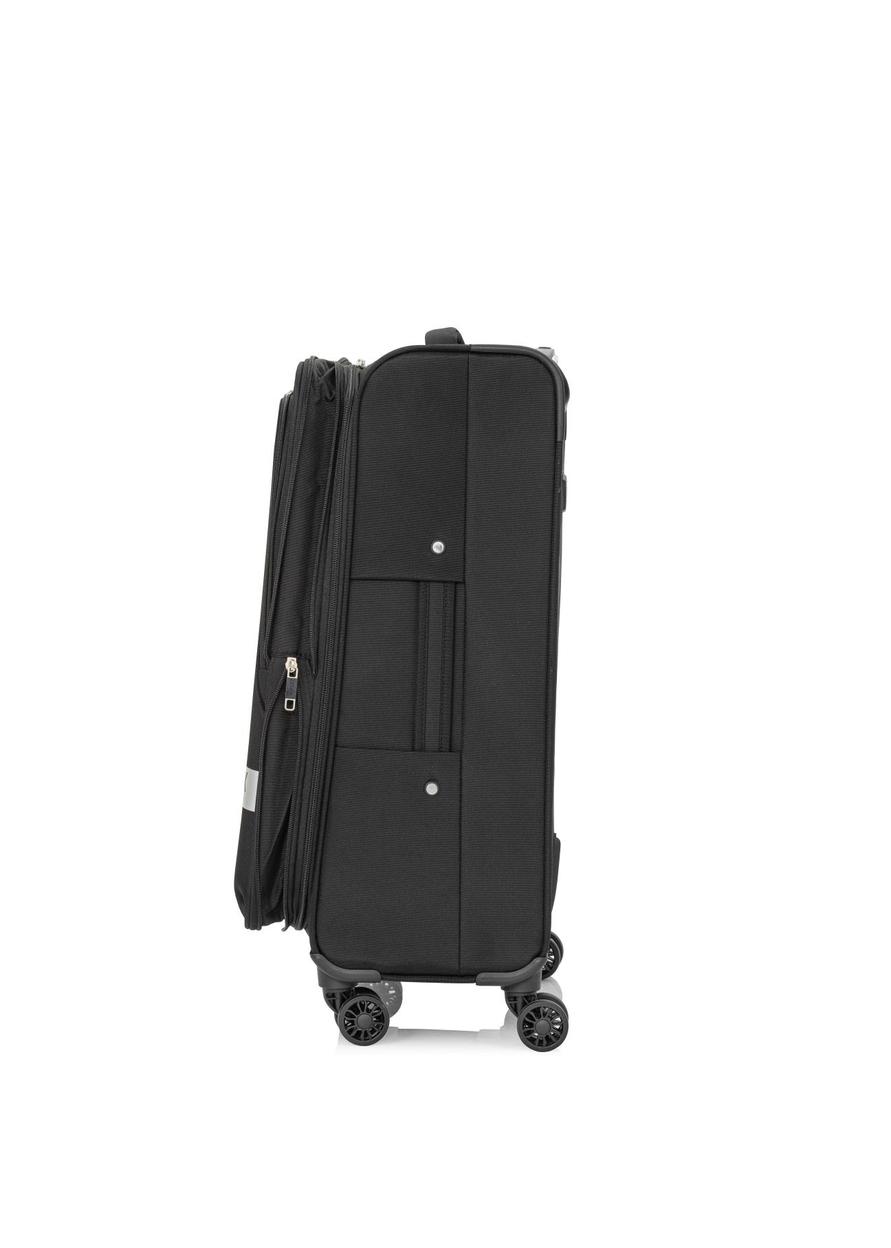 Medium suitcase on wheels WALNY-0037-99-24(W24)-03