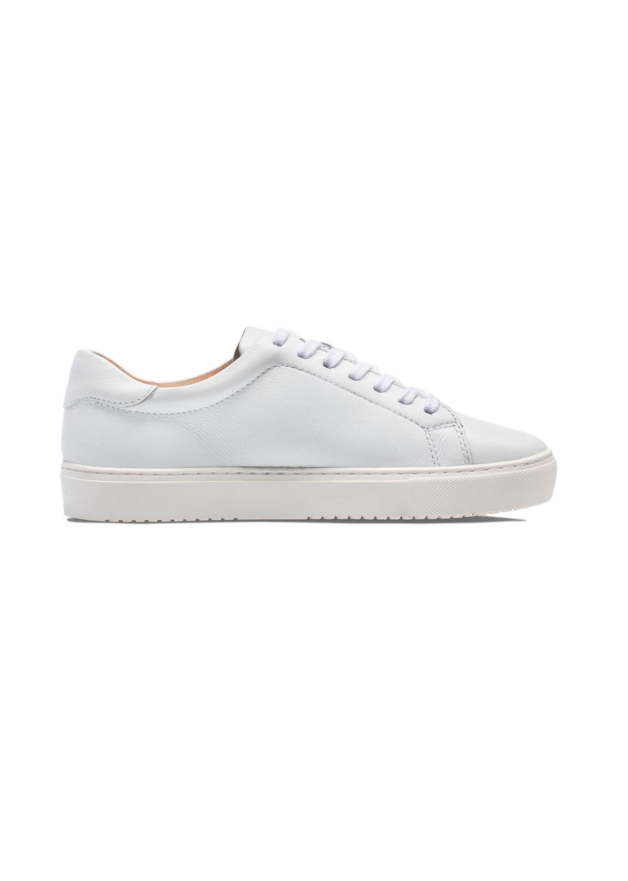 White leather sports shoes BUTYM-0503-11(W25)-01