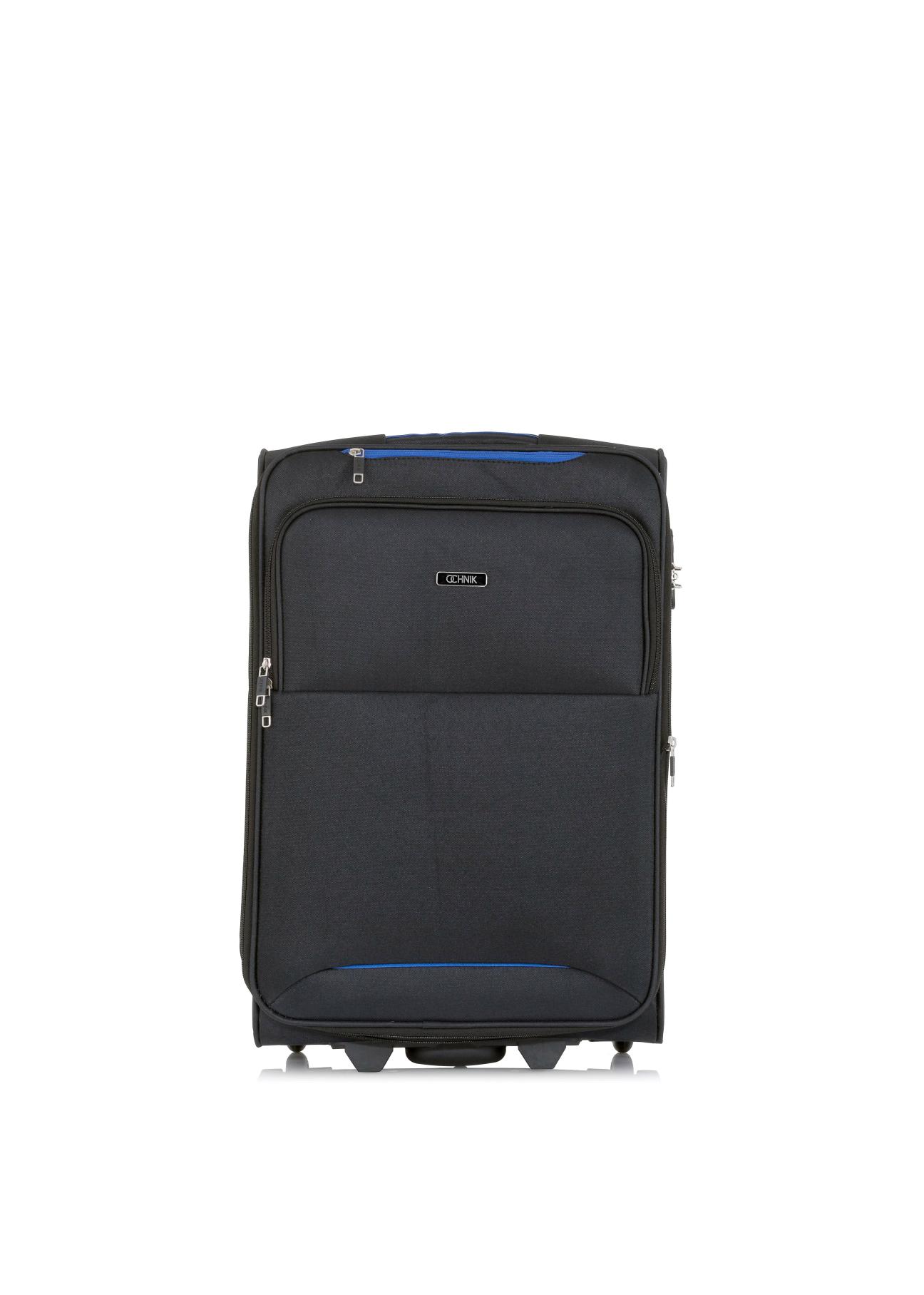 Medium suitcase on wheels WALNY-0033-99-24(W23)-01