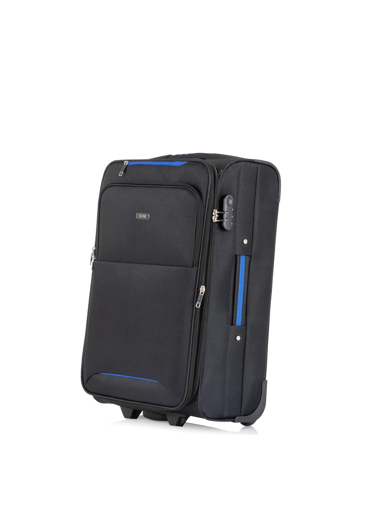 Medium suitcase on wheels WALNY-0033-99-24(W23)-10