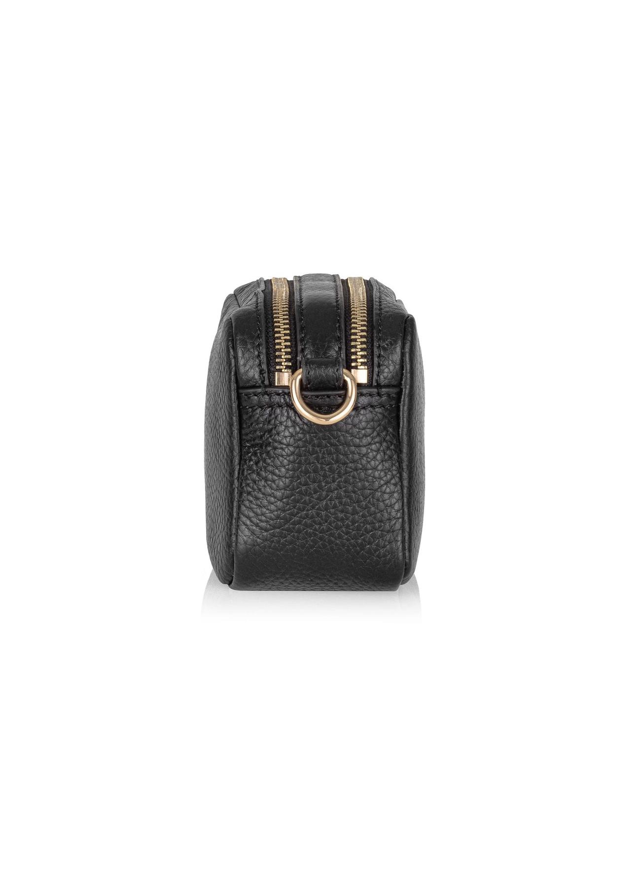 Black leather small women's handbag TORES-1039-99(Z24)-02