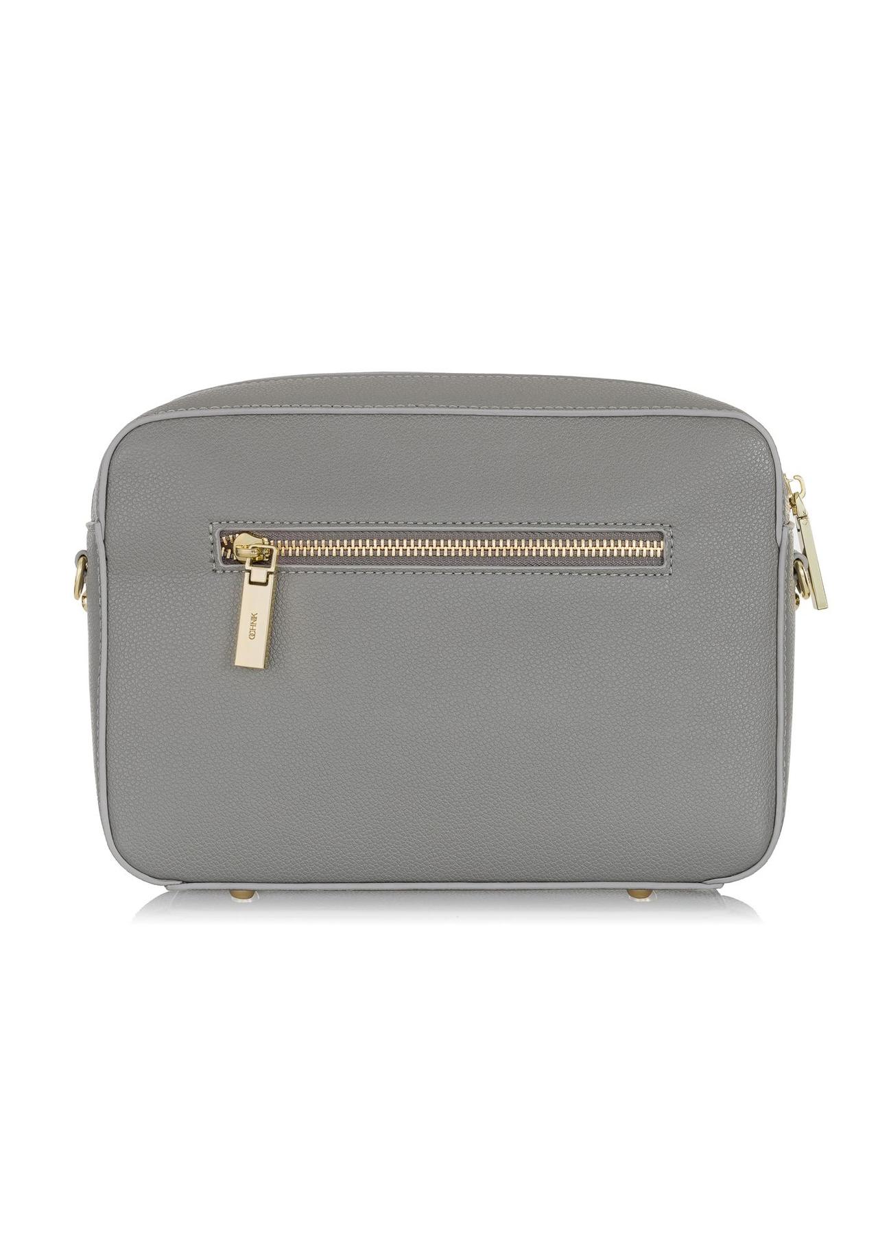 Women's grey logo handbag TOREC-0003E-91(Z23)-04