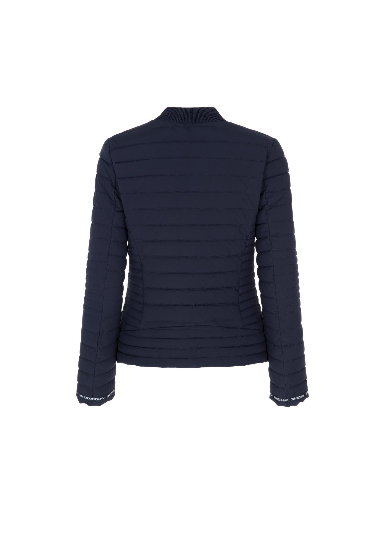 Women's navy blue quilted jacket KURDT-0363-69(W22)-03