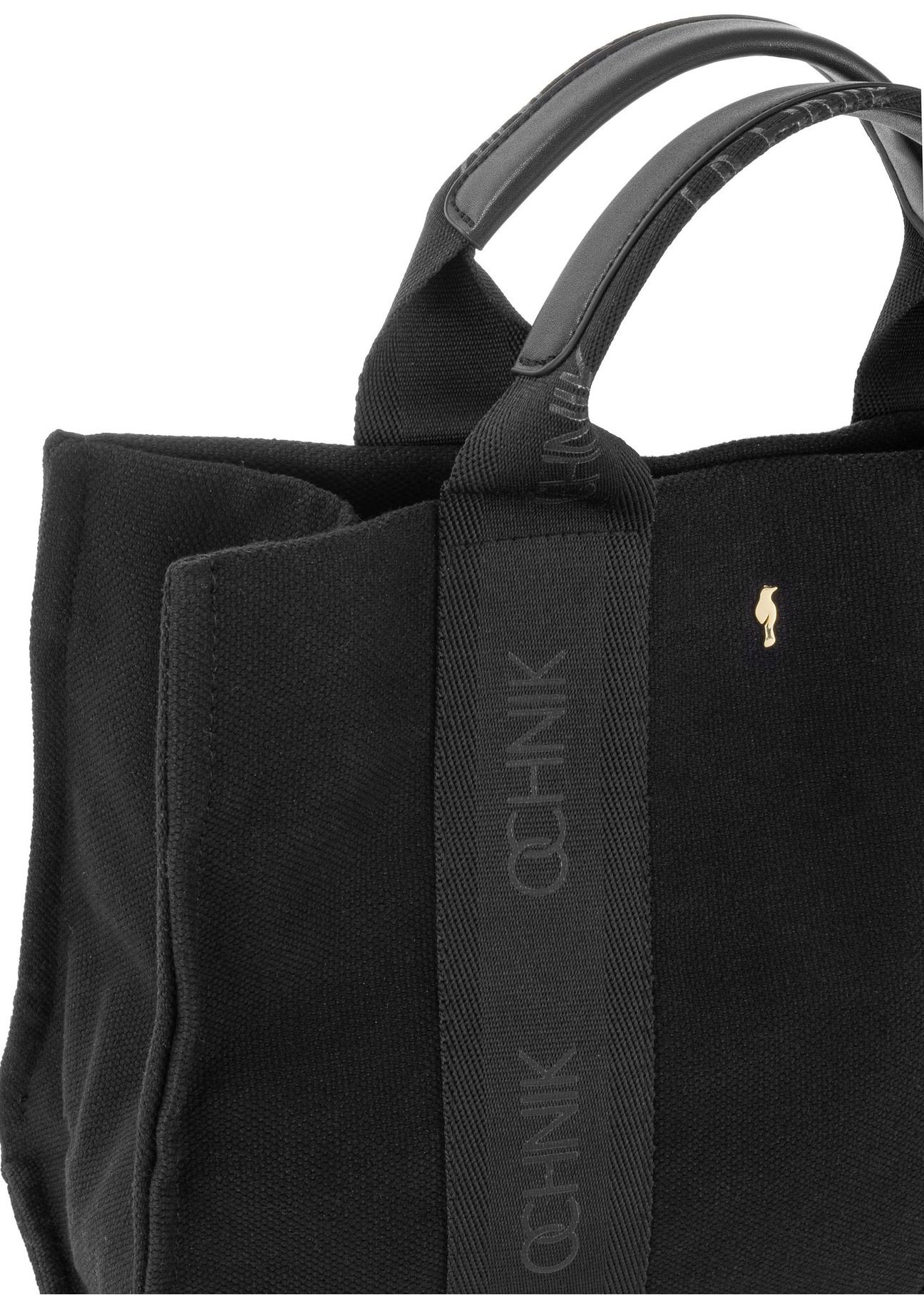 Black women's tote bag TOREN-0288A-99(W25)-05