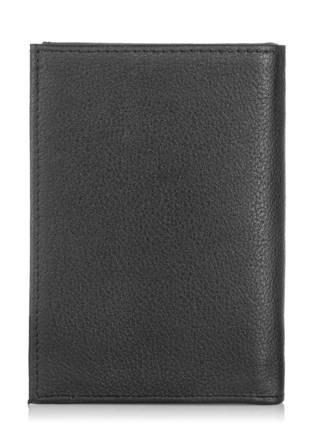 Men's leather wallet with embossing PORMS-0022A-99(W23)-03